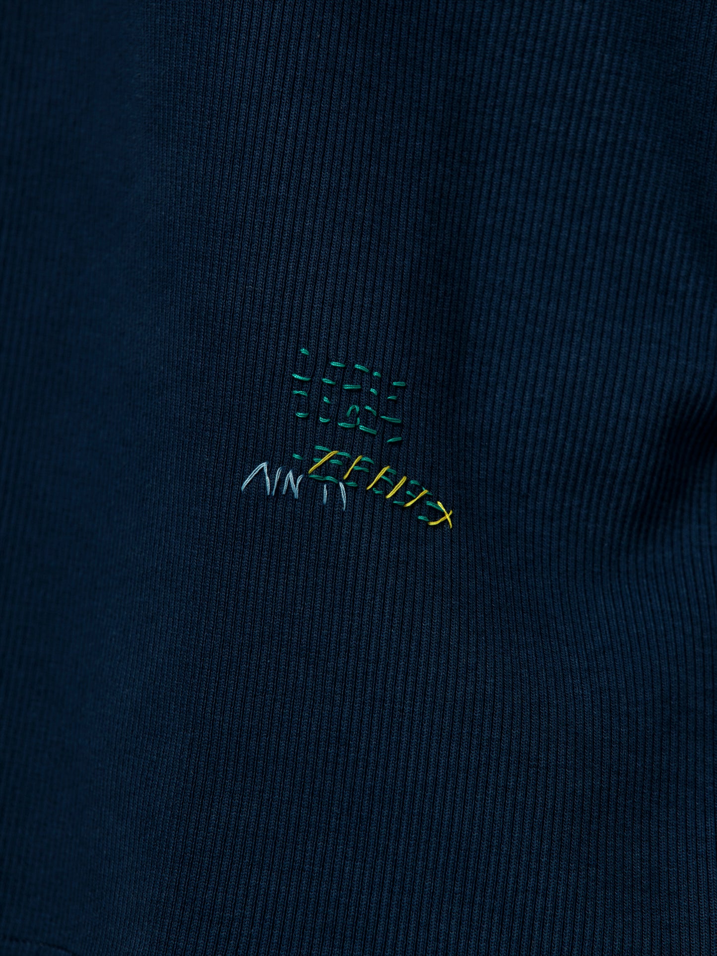 Oversized Long-Sleeved T-Shirt (Blue China)