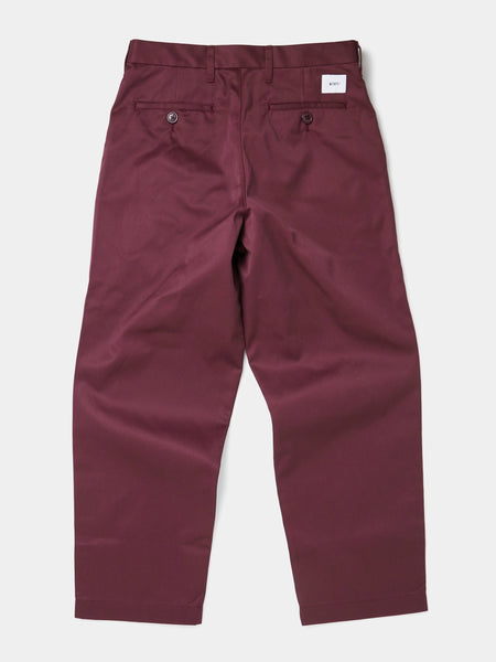 WRKT2002 / TROUSERS / CTPL. TWILL (Burgundy)