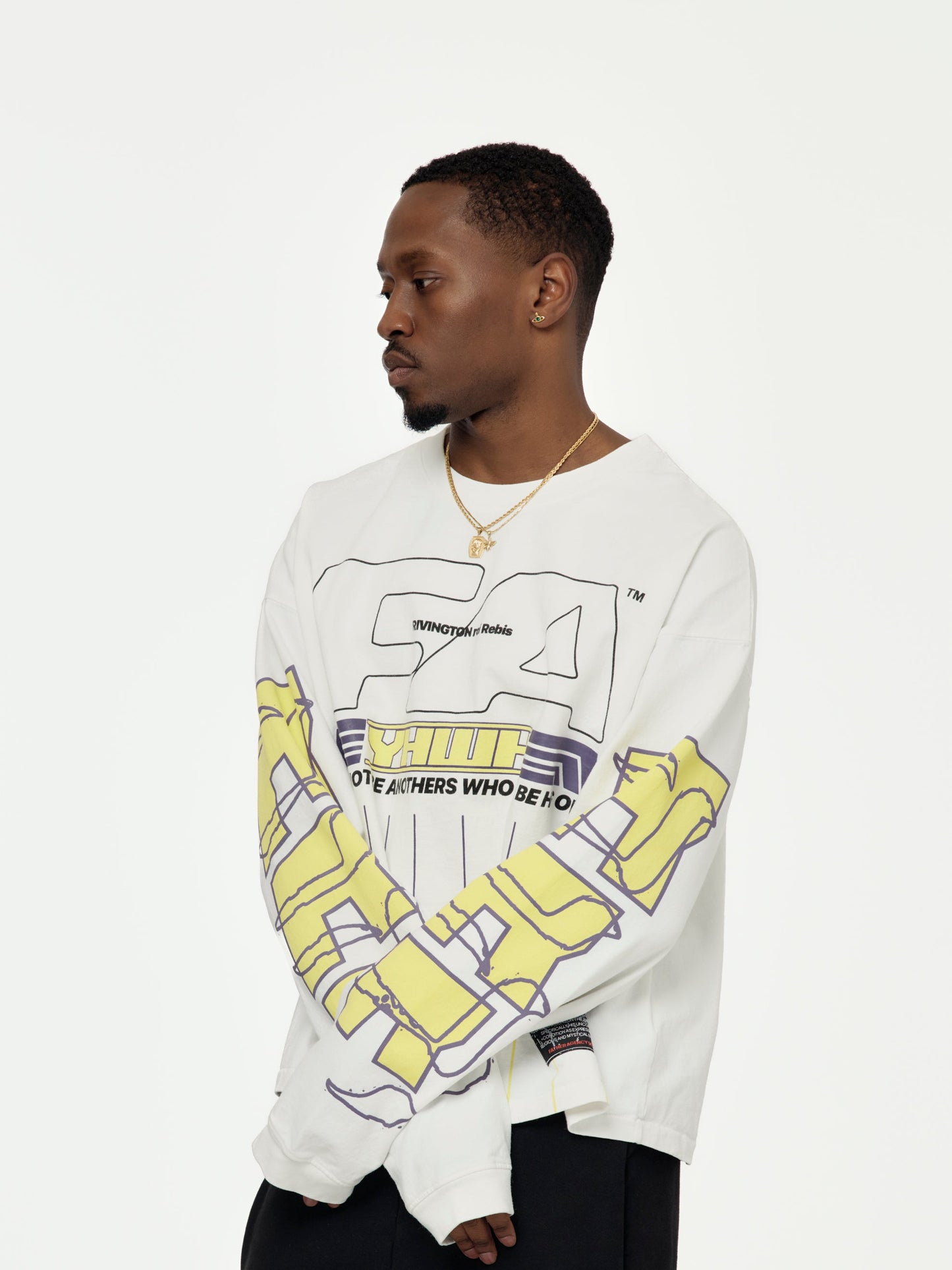 His Own Racing LS Tee (Optic White)