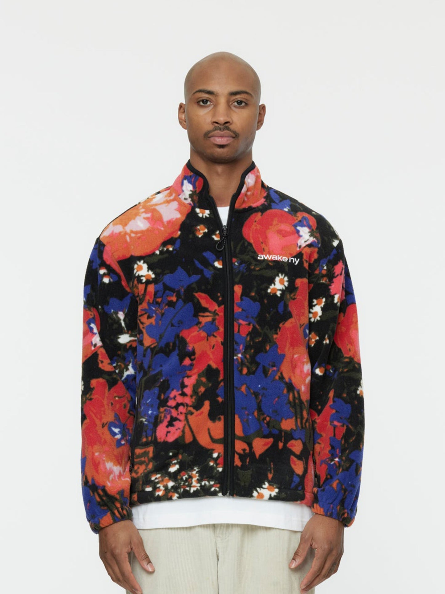 FLEECE FLORAL JACKET (MULTI)