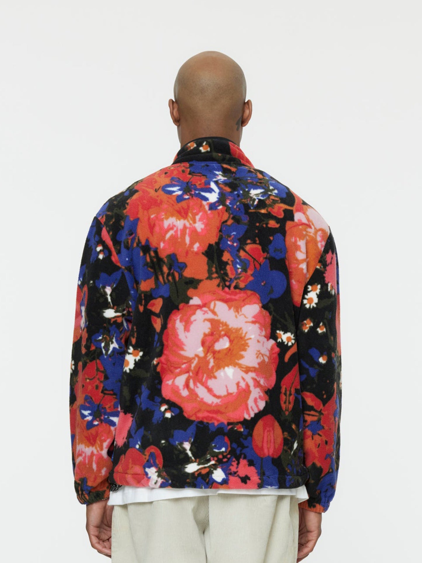FLEECE FLORAL JACKET (MULTI)