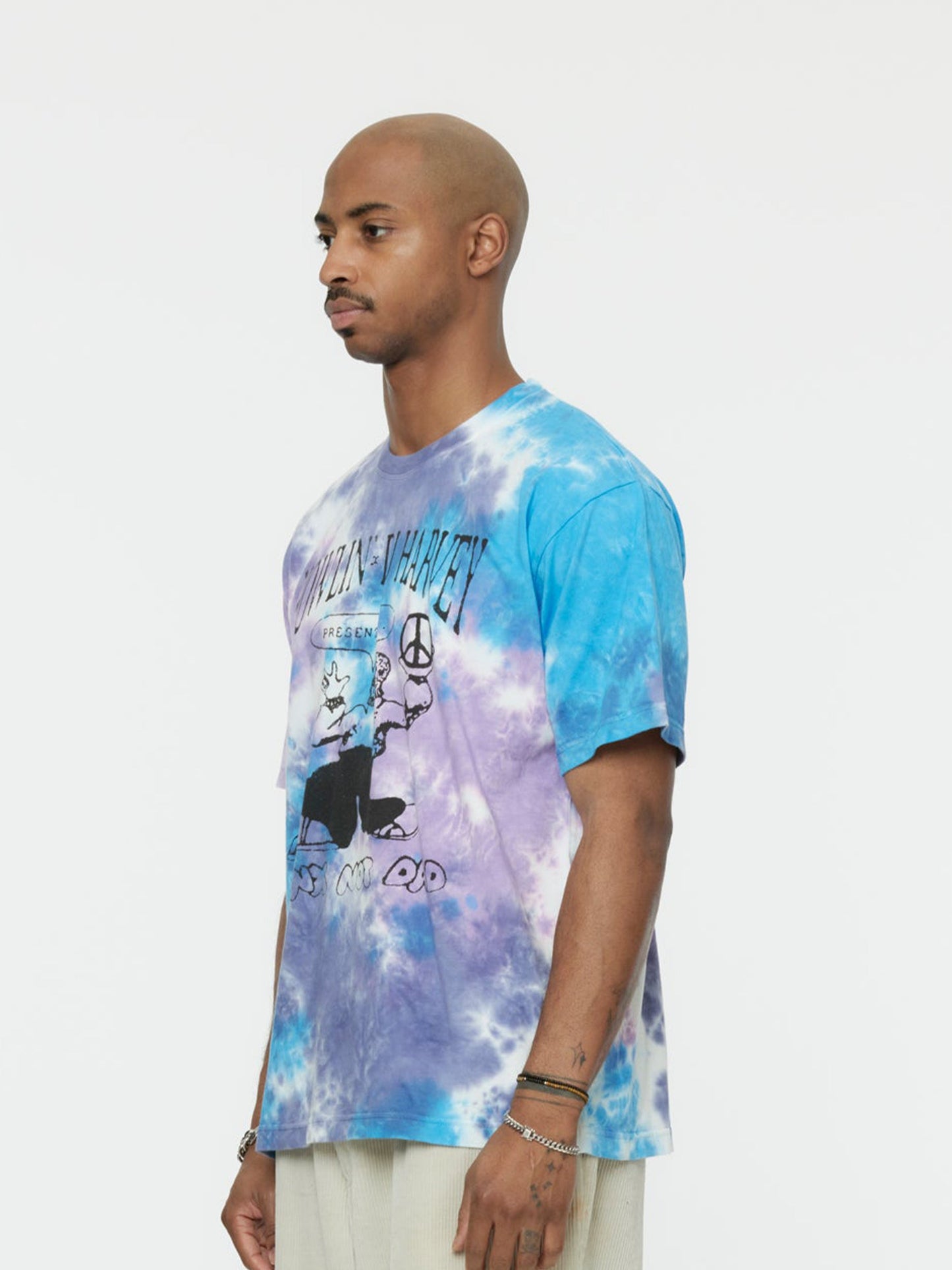 Spray Dyed Logo T-Shirt (Midnight)