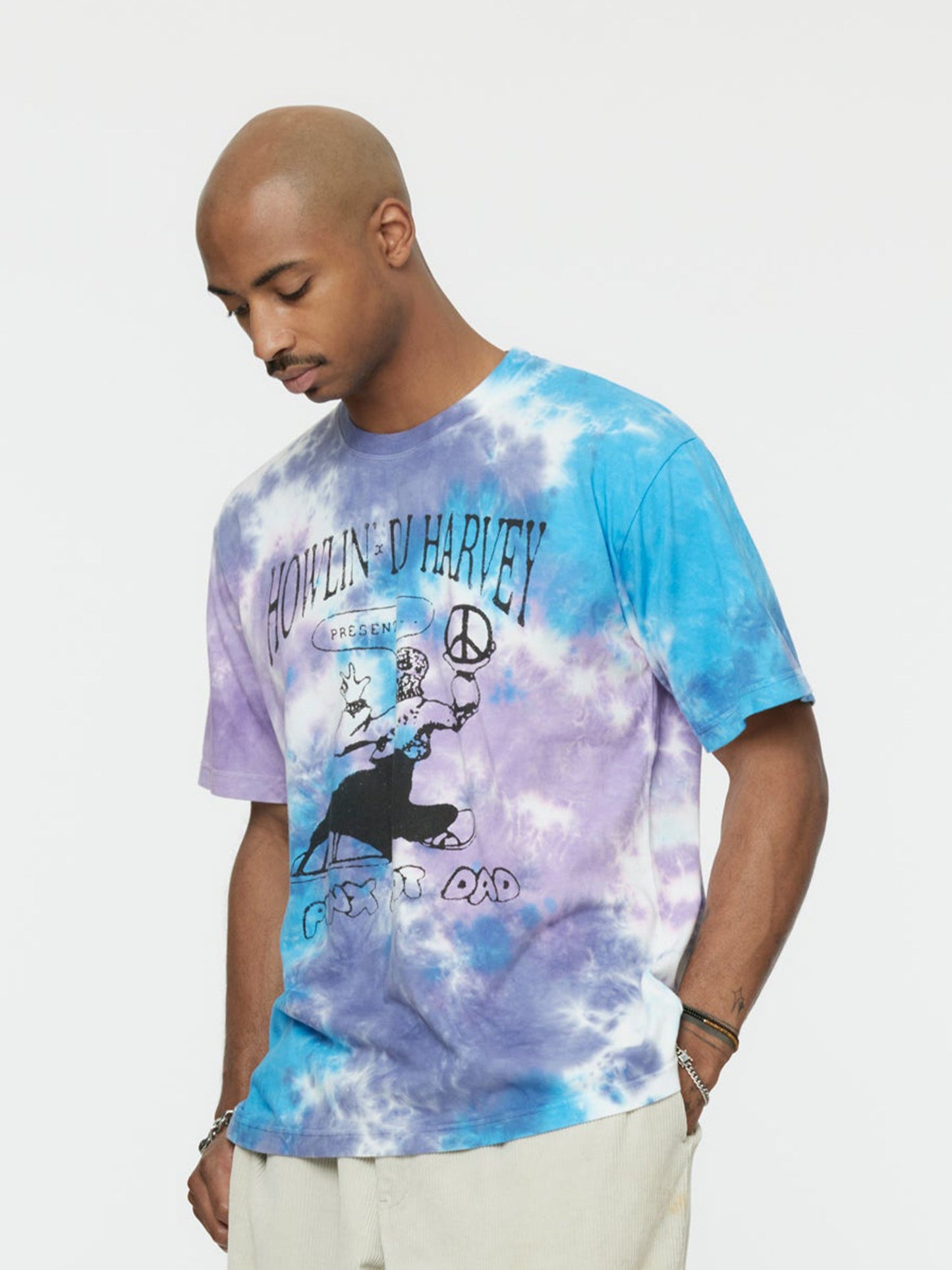 Spray Dyed Logo T-Shirt (Midnight)