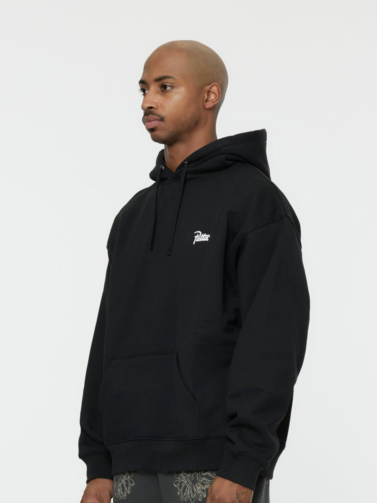 FOREVER AND ALWAYS BOXY HOODED SWEATER (Black)