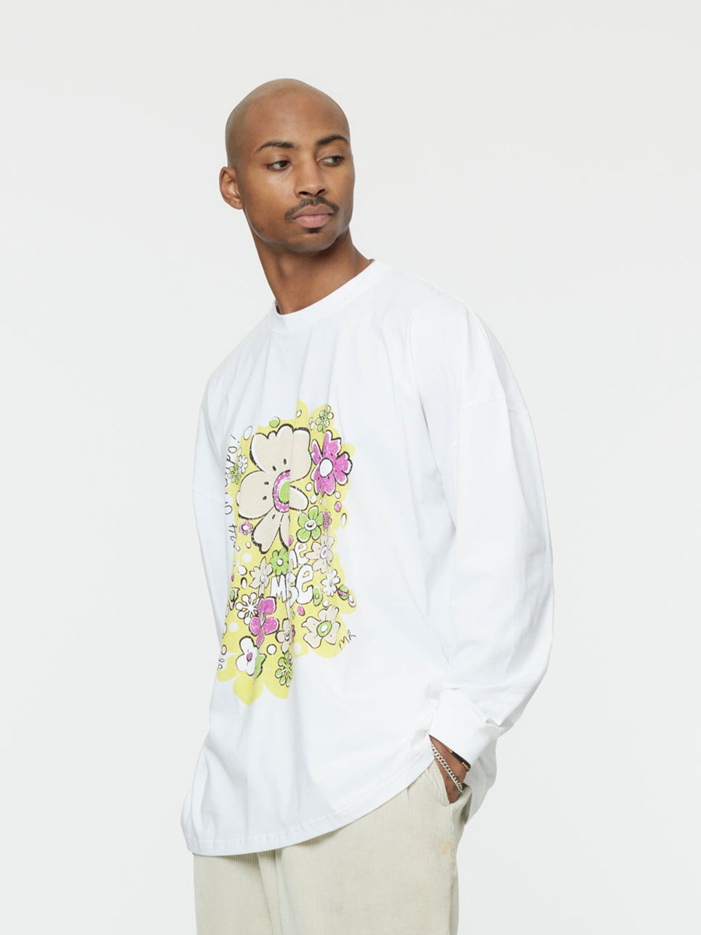Oversized L/S T-Shirt (Festival Flower)