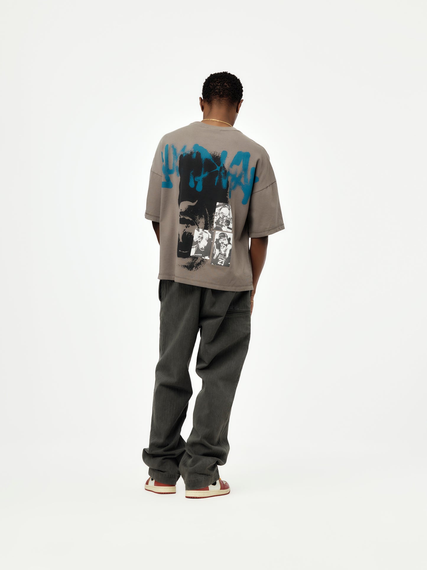 Jordan Above Short Sleeve Tee (Washed Grey)