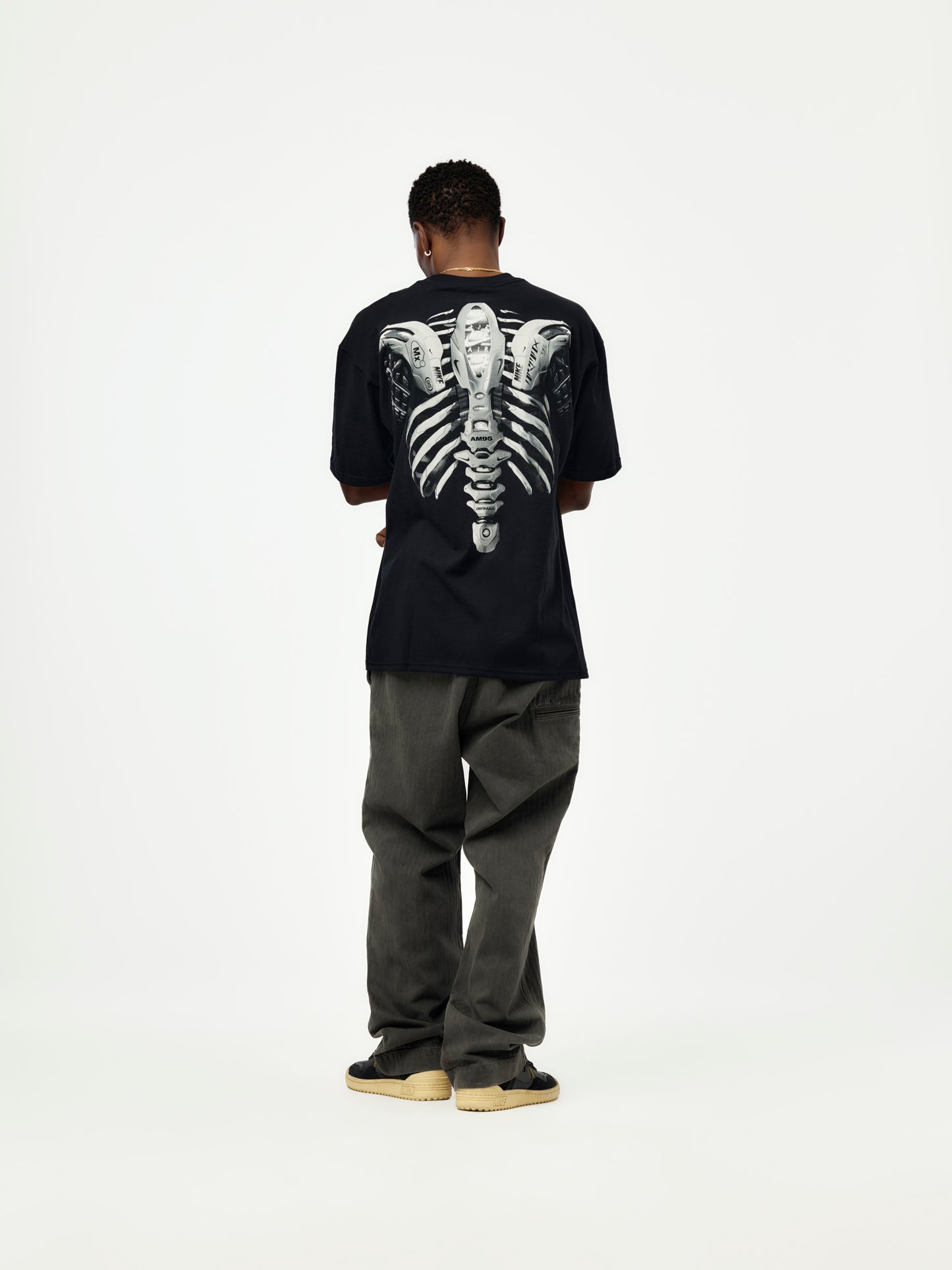 Nike Max 90 Skeleton T-Shirt (BLACK/LT SMOKE GREY)