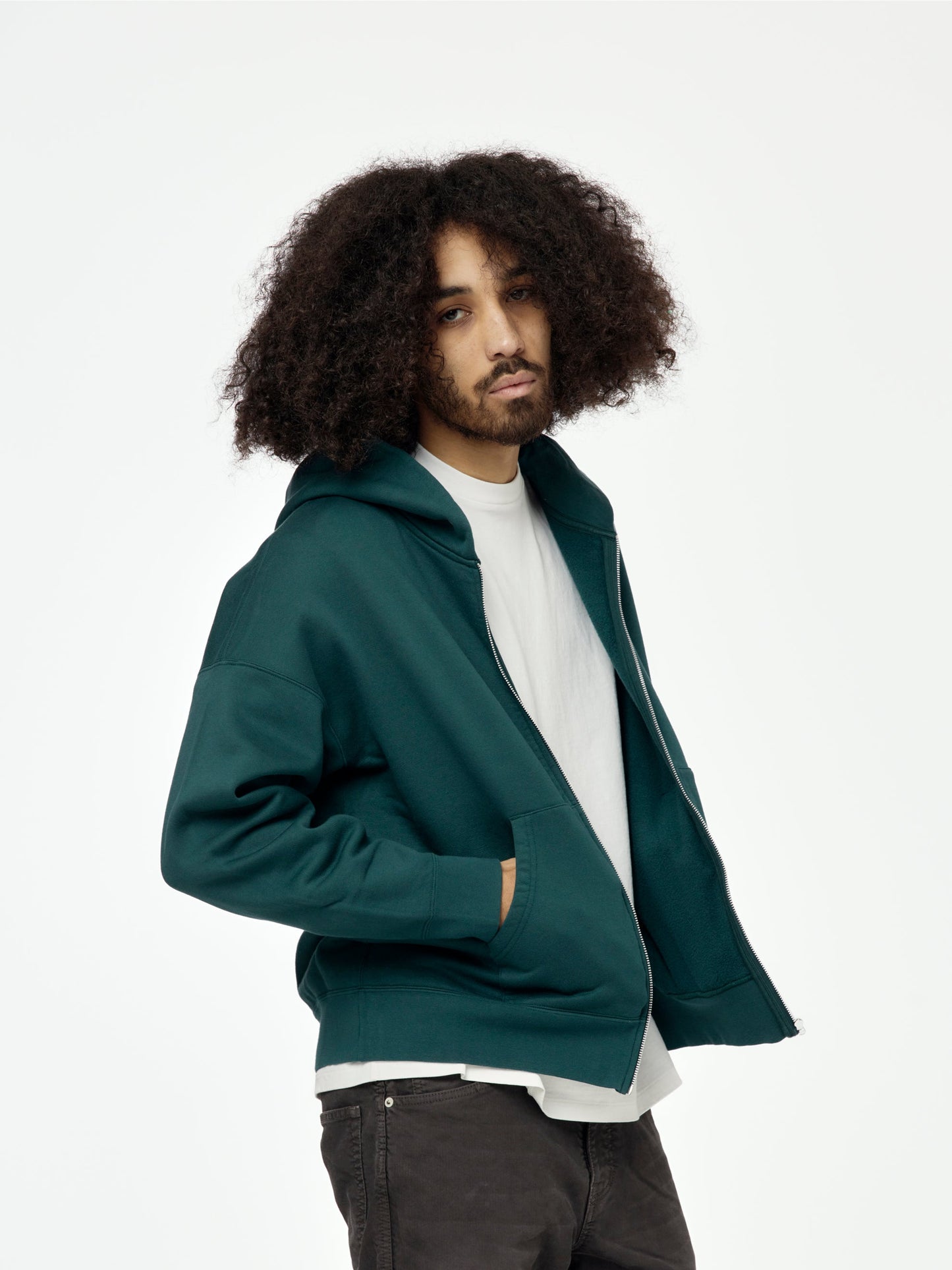 ULTIMATE JUMBO SB HOODIE F.Z. (Green)