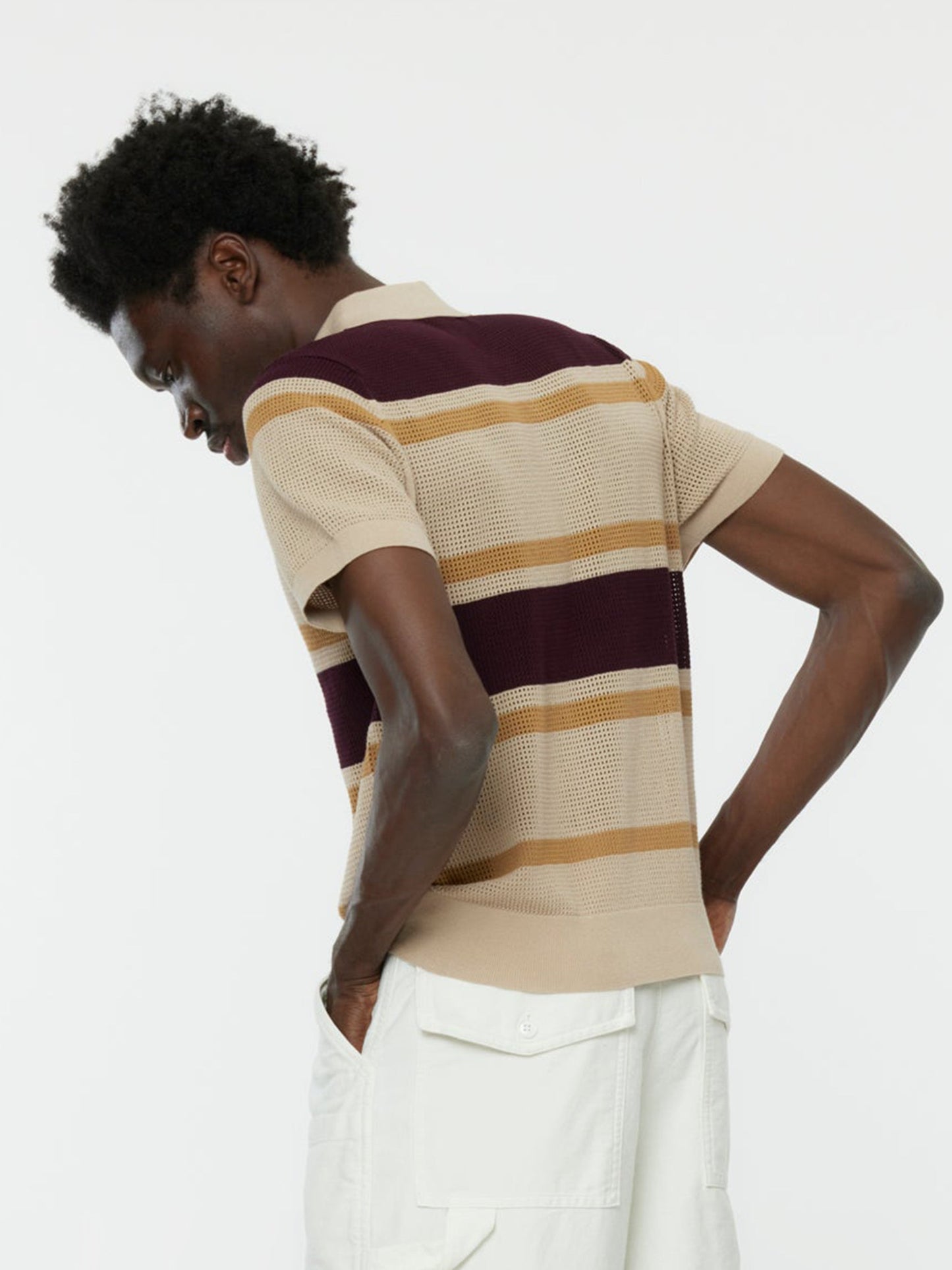 Mindo Knit Polo (Beige)