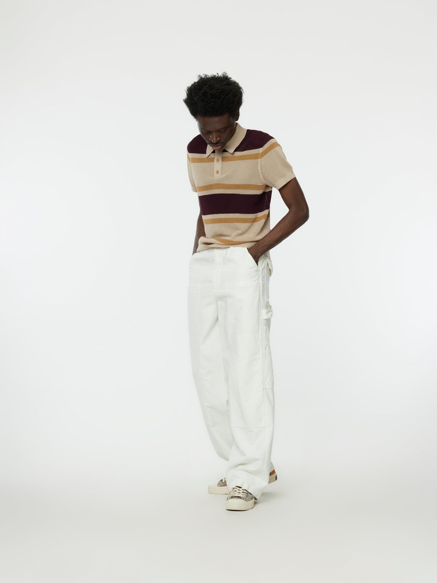 Mindo Knit Polo (Beige)