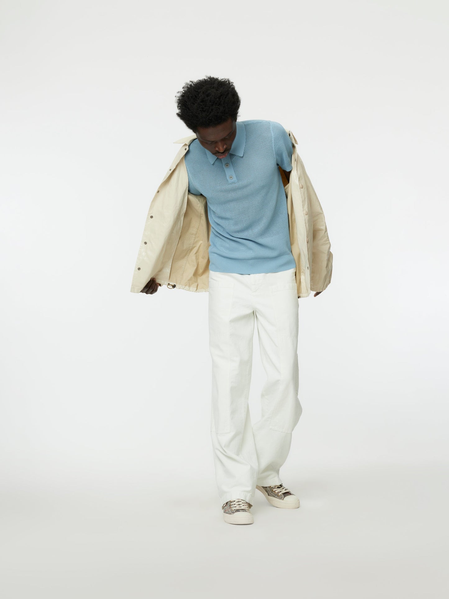 Vorrie Water Repellent Jacket (Cream)