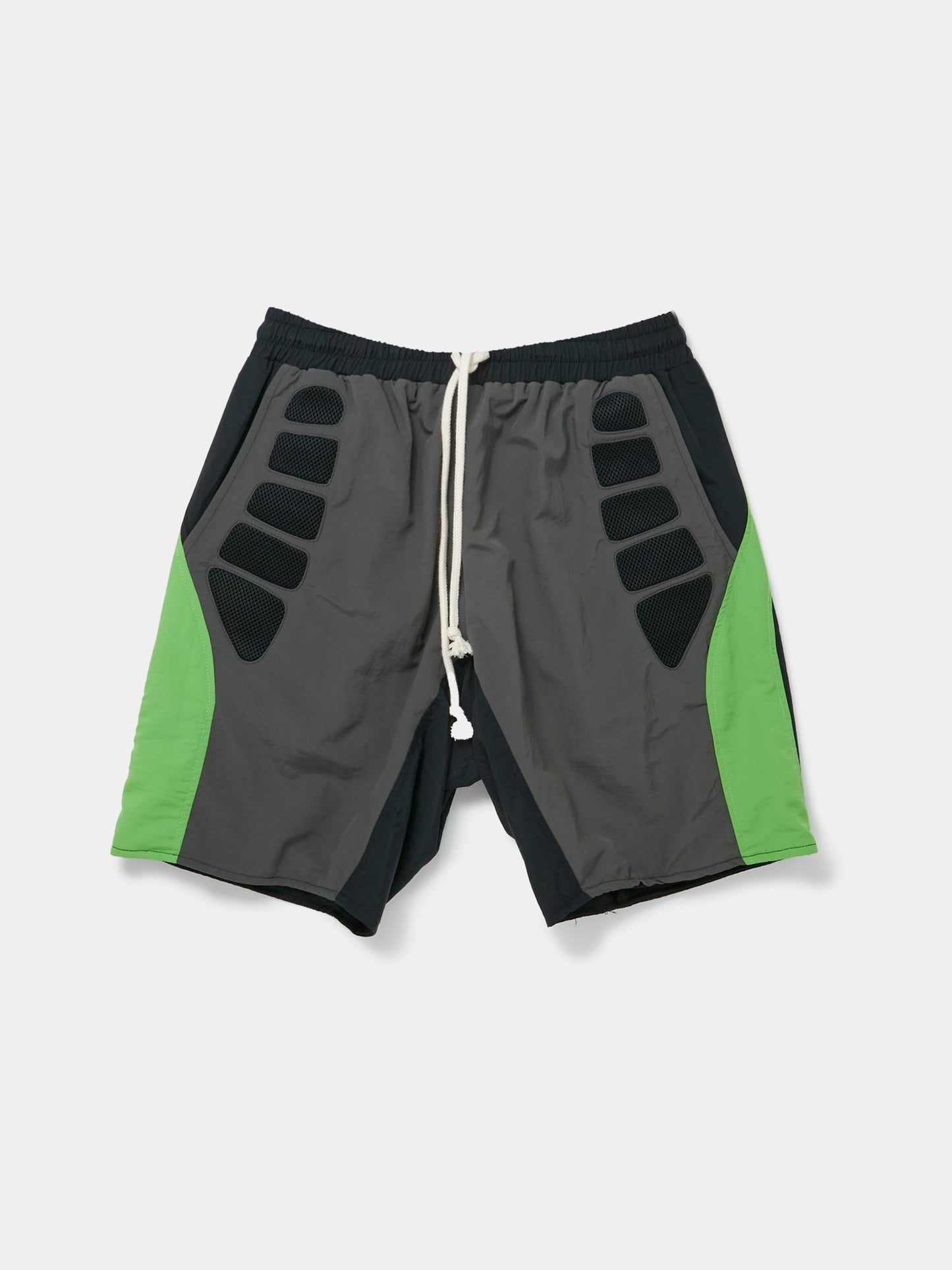 Tech Shorts (Grey/Black/Neon Green)