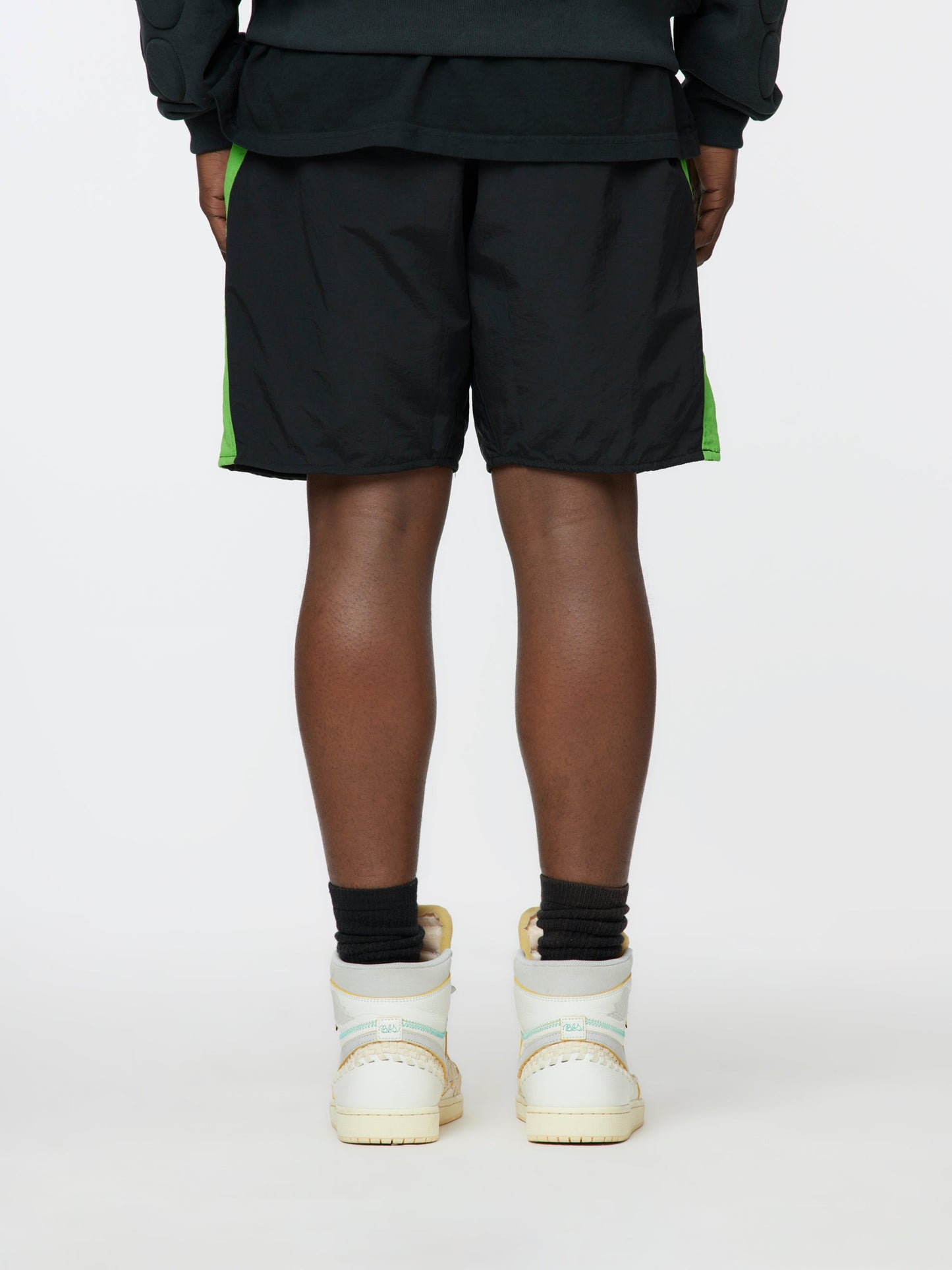 Tech Shorts (Grey/Black/Neon Green)
