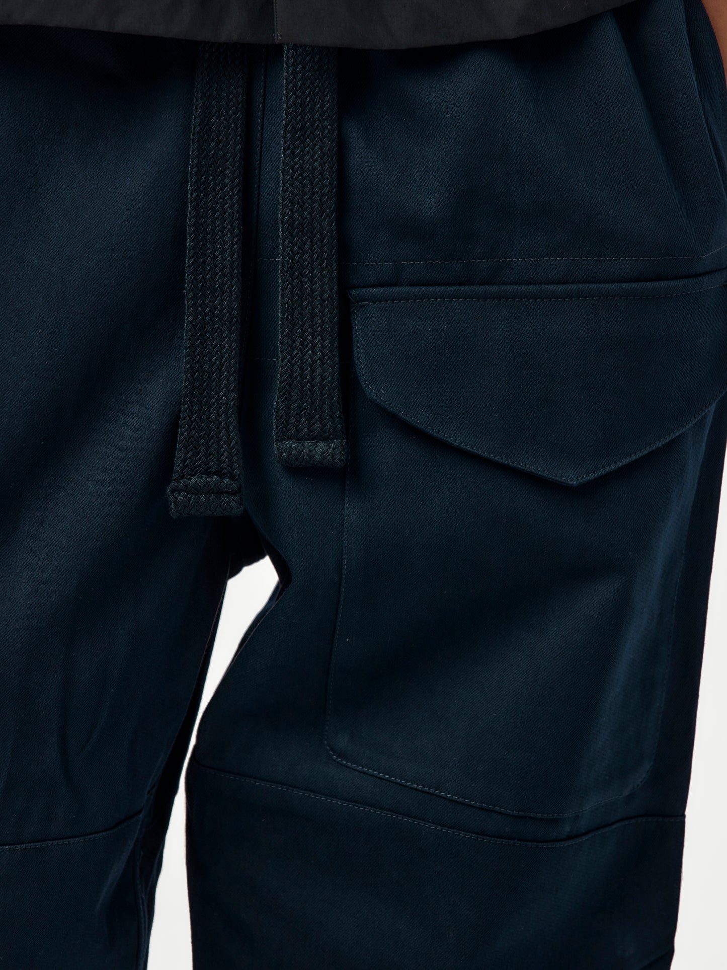 Nava Patch Pocket Drawstring Pant (Indigo)