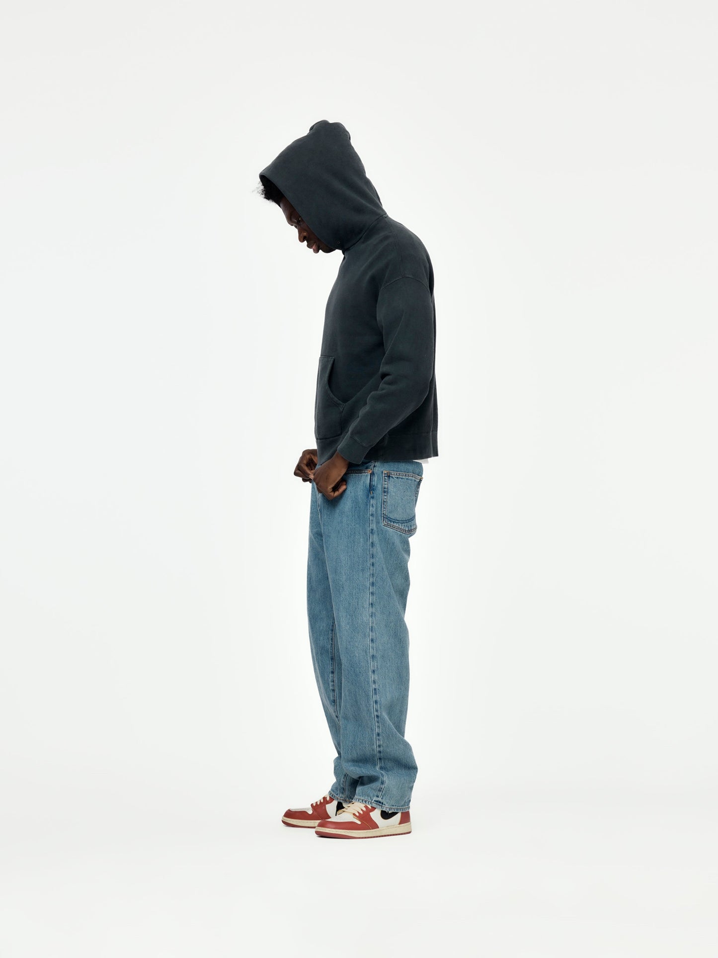 JUMBO SB HOODIE P.O. DMGD (Black)