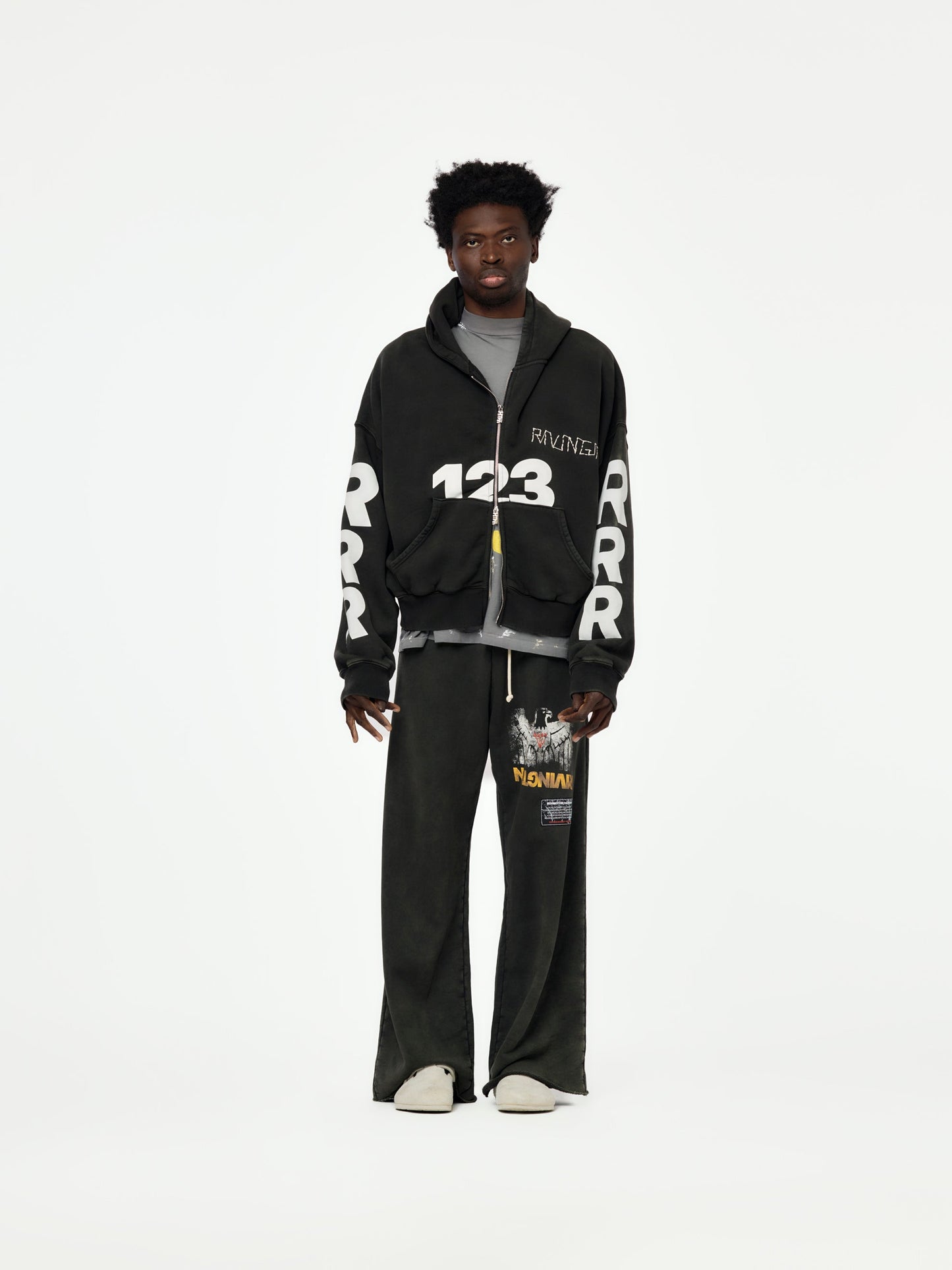 USO-123 CVA Zip Hoodie (Mechanic Black)