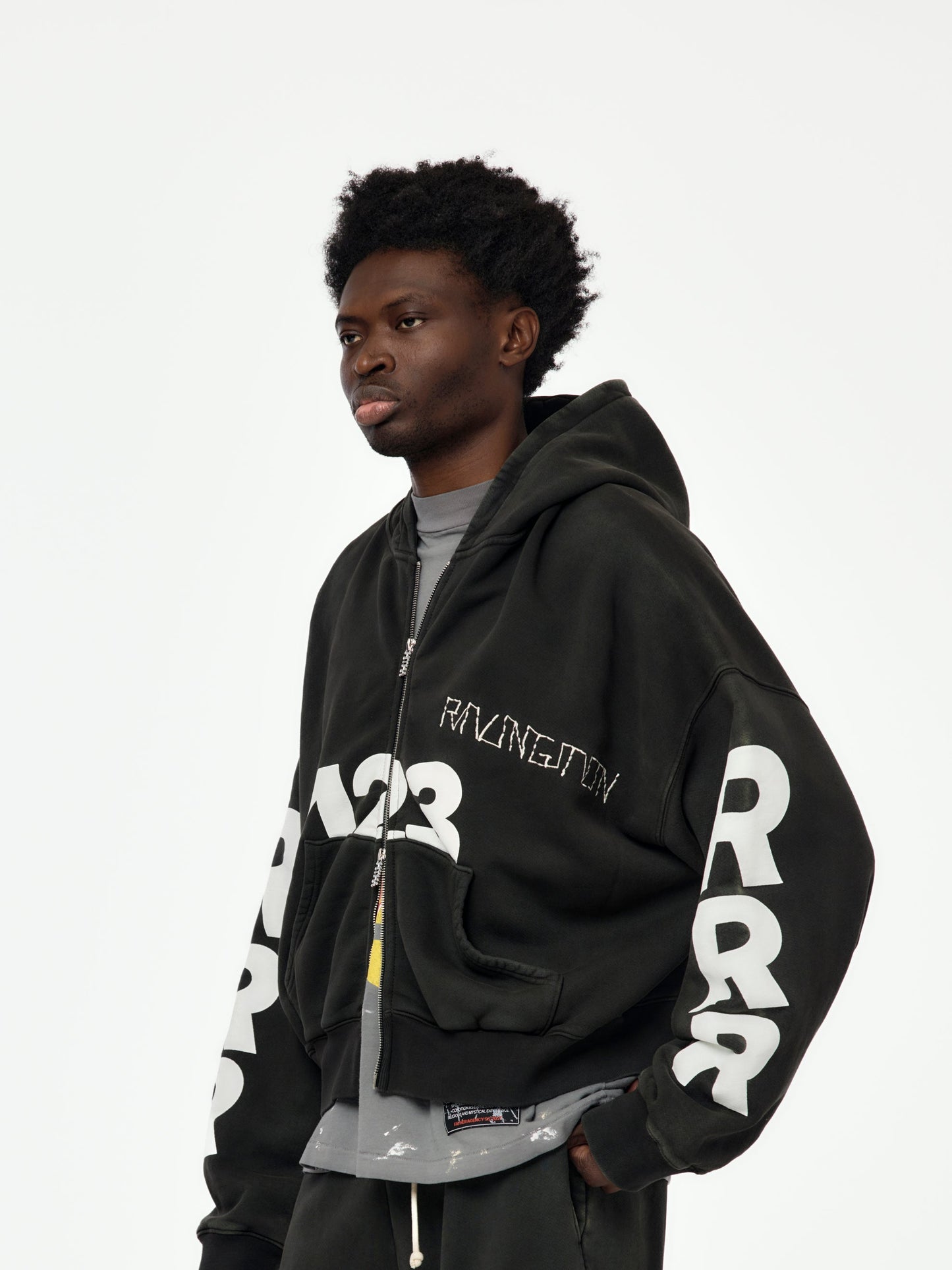USO-123 CVA Zip Hoodie (Mechanic Black)