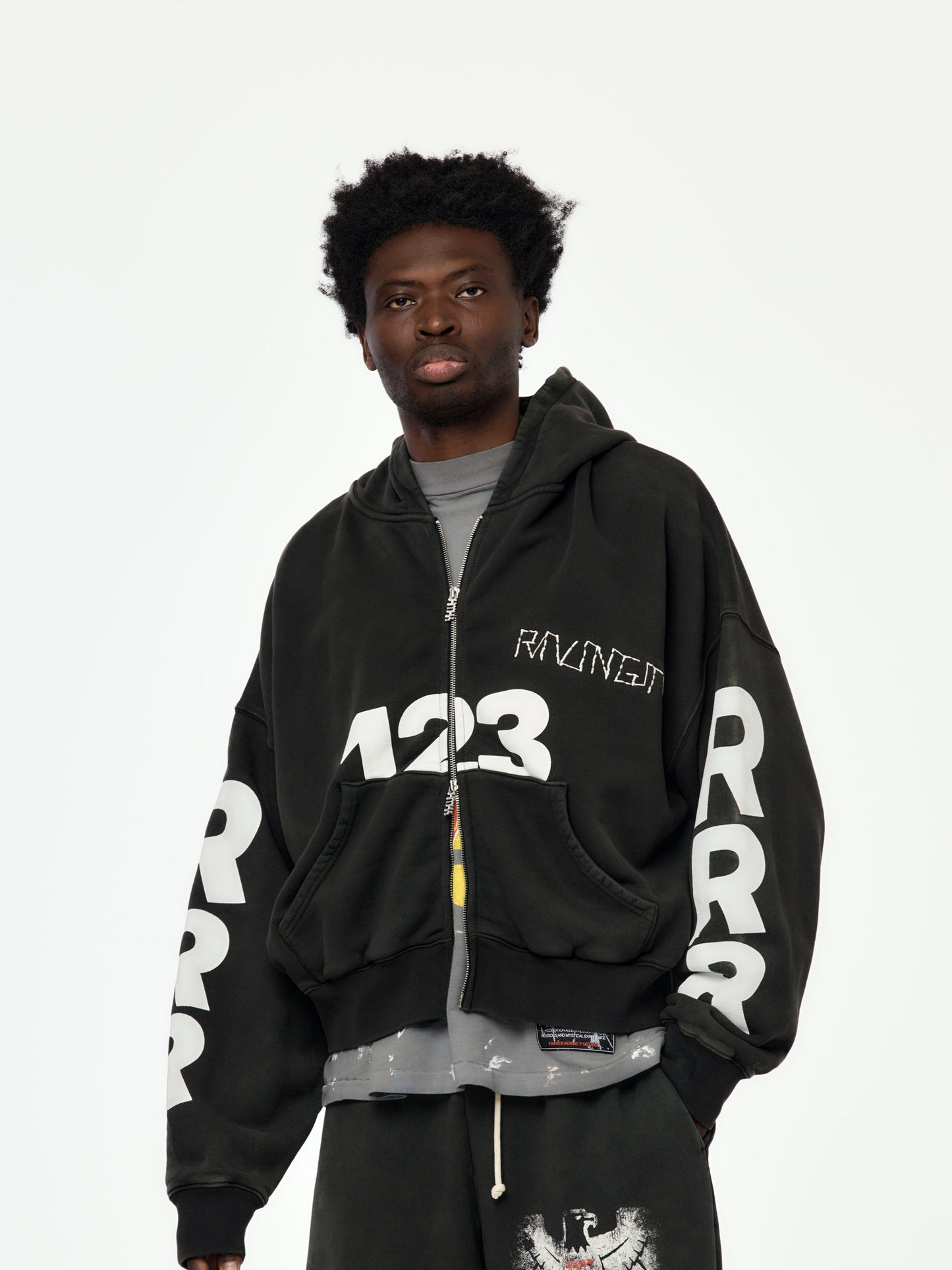 USO-123 CVA Zip Hoodie (Mechanic Black)