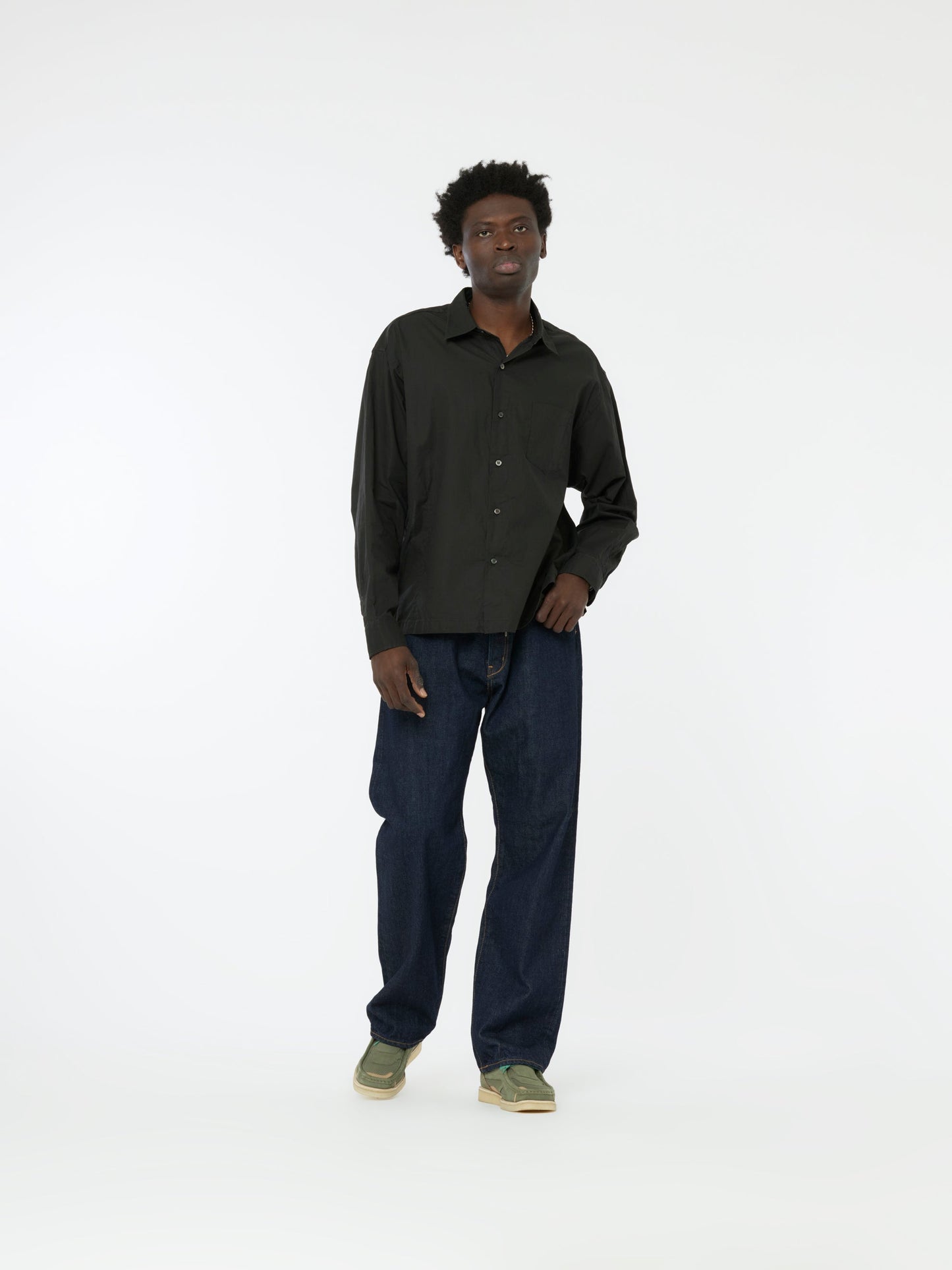 Collar BD Shirt (Black)