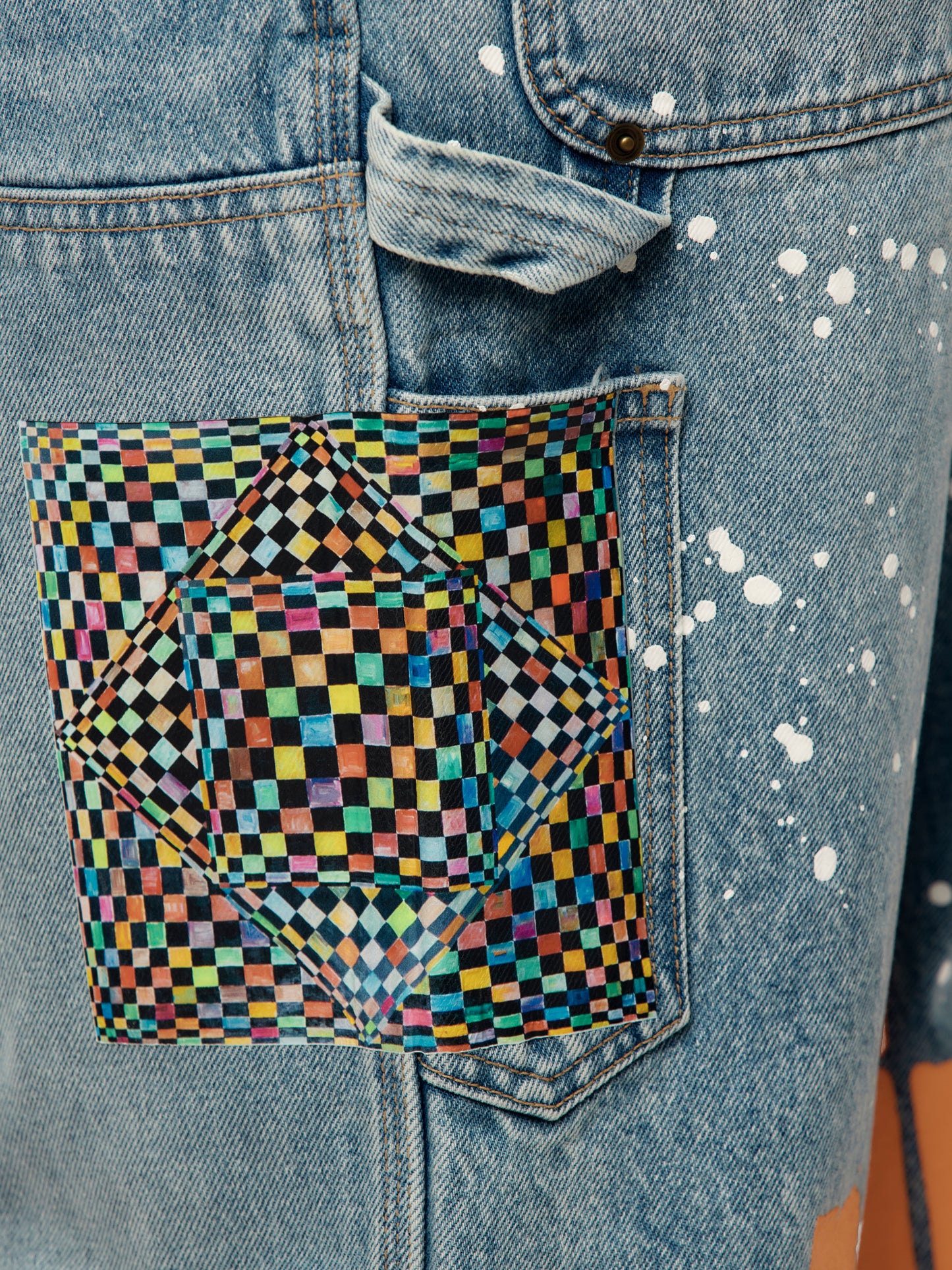 Nothing Personal Double Knee Jeans (Blue)