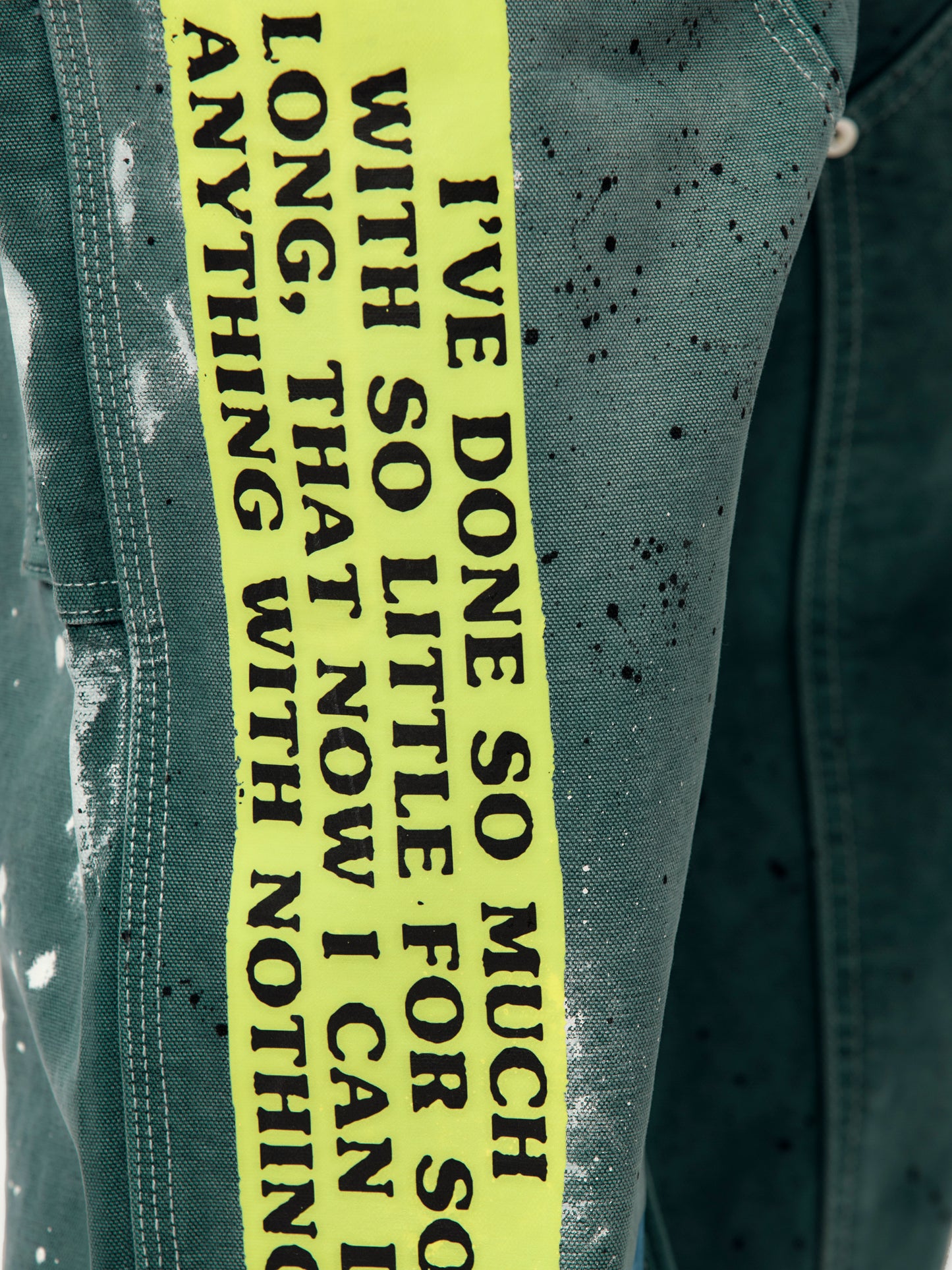 Nothing Personal Double Knee Jeans (Green)