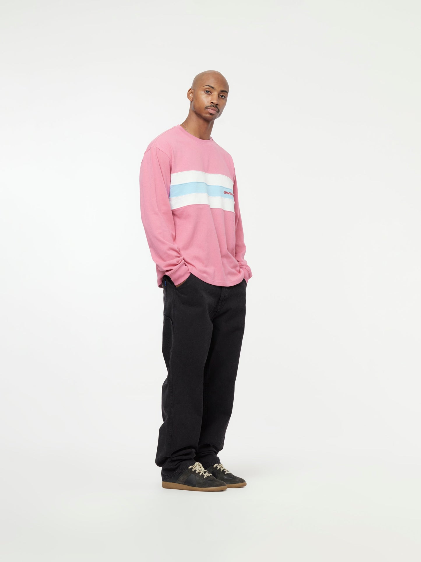 L/S Center Stripe Shirt