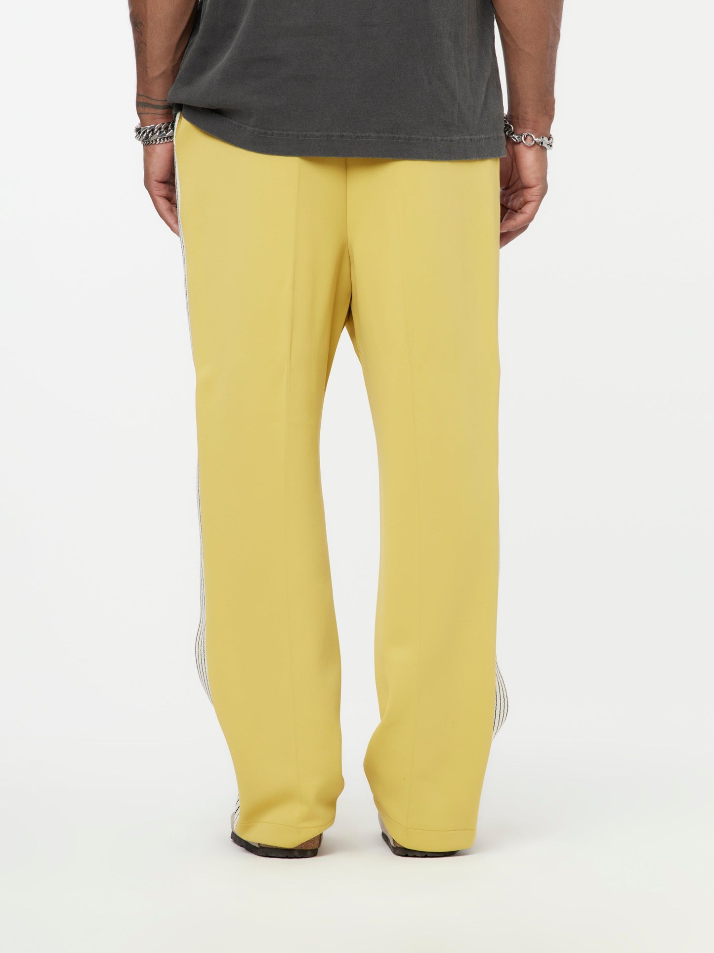 Pintuck and Stripe Relaxed Sweatpant (Tuscan)
