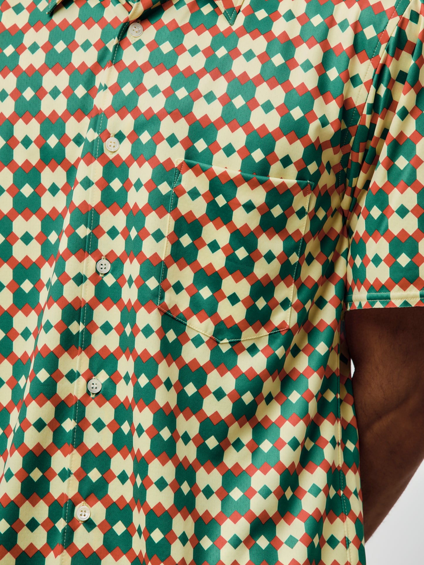 MENS SHIRT SS26 (YELLOW/GREEN/RED)