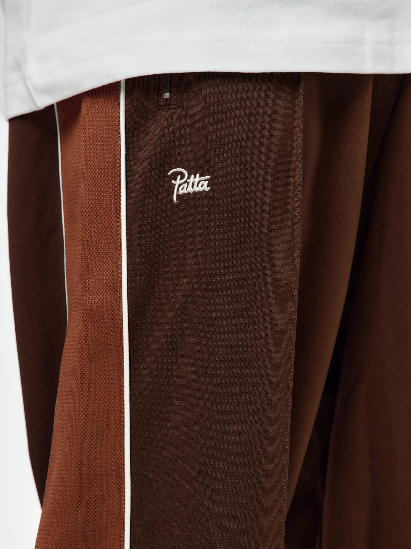 Tricot Straight Track Pants (Chestnut)