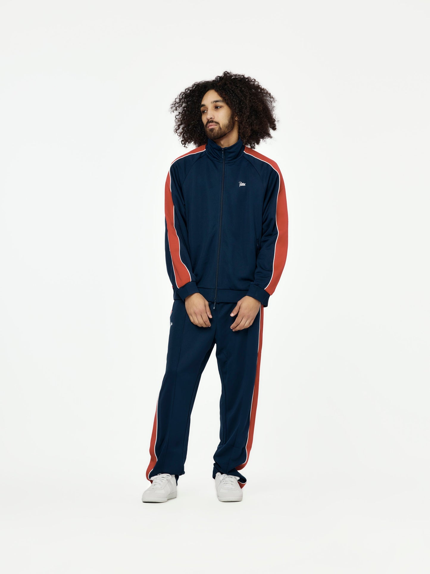 Tricot Straight Track Pants (Black Iris)