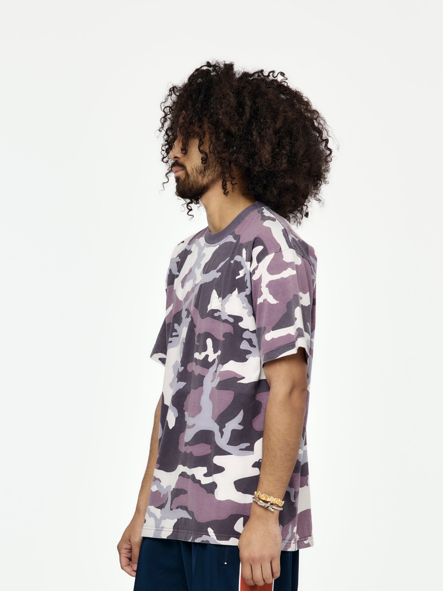 Basic Woodland Camo T-Shirt (Navy Cosmos)