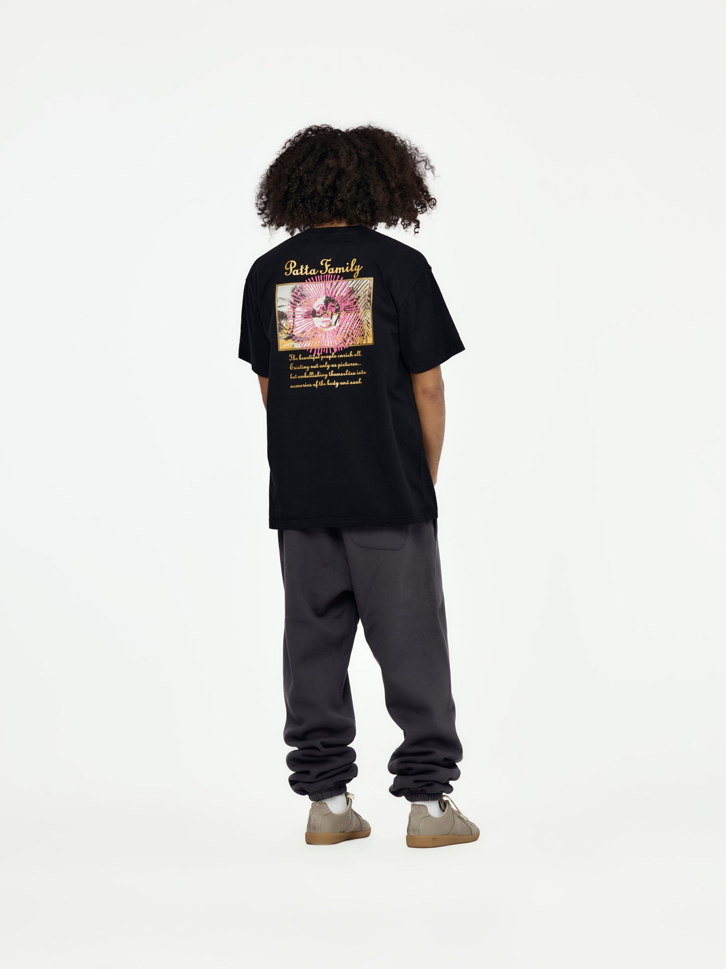 Postcard T-Shirt (Black)