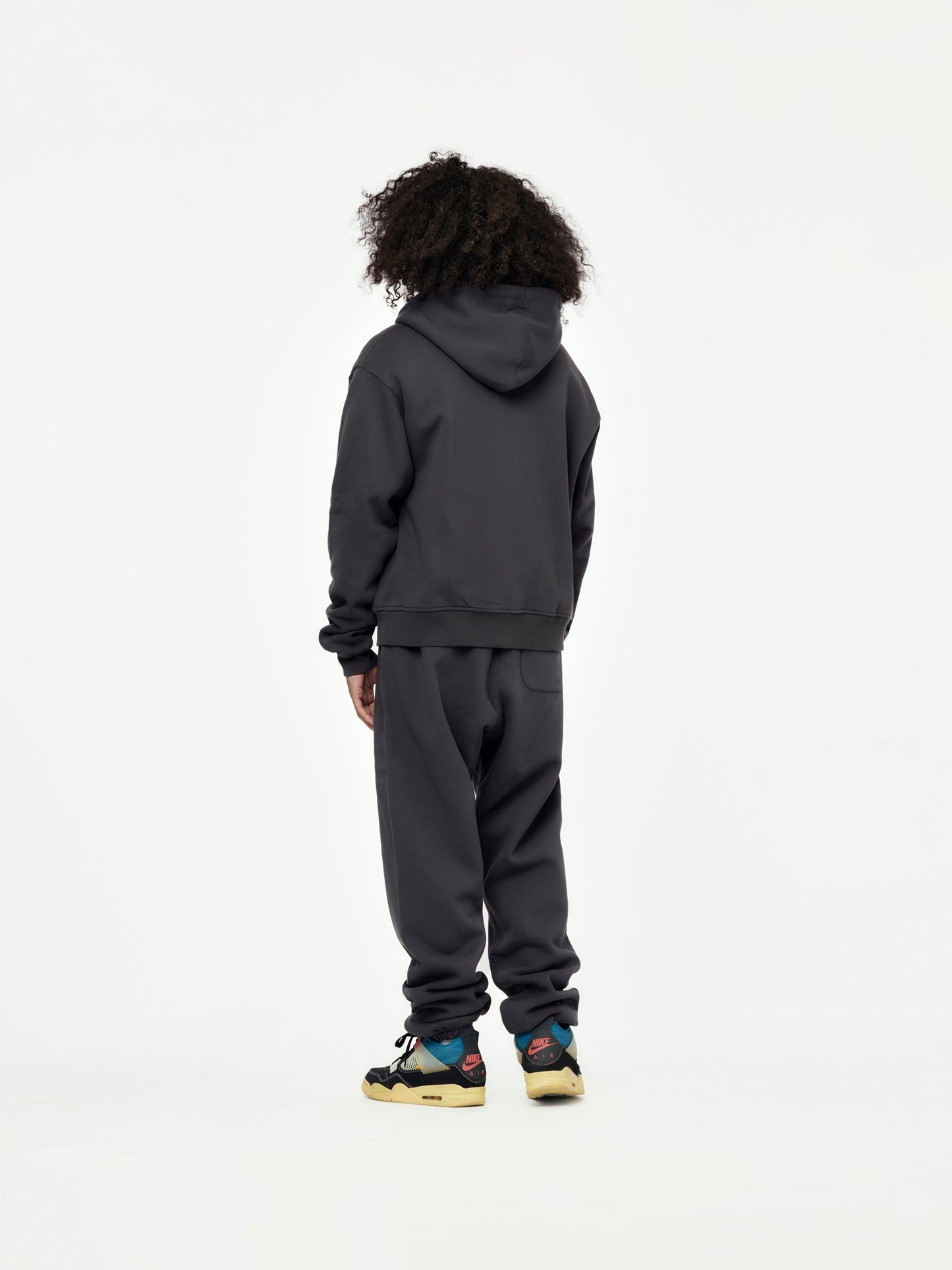 Classic Zip-Up Hooded Sweater (Forged Iron)