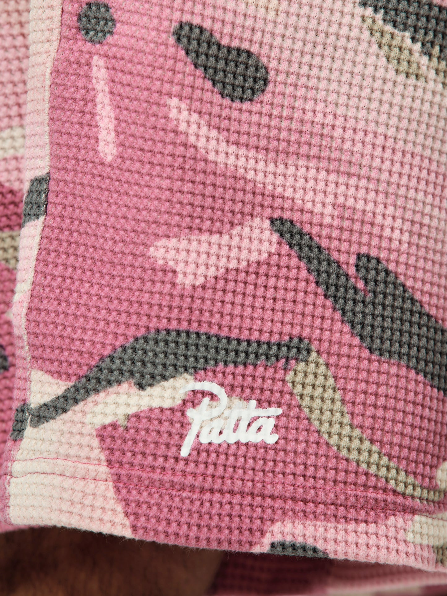 Cactus Flower Camo Waffle Shorts (Cactus Flower)