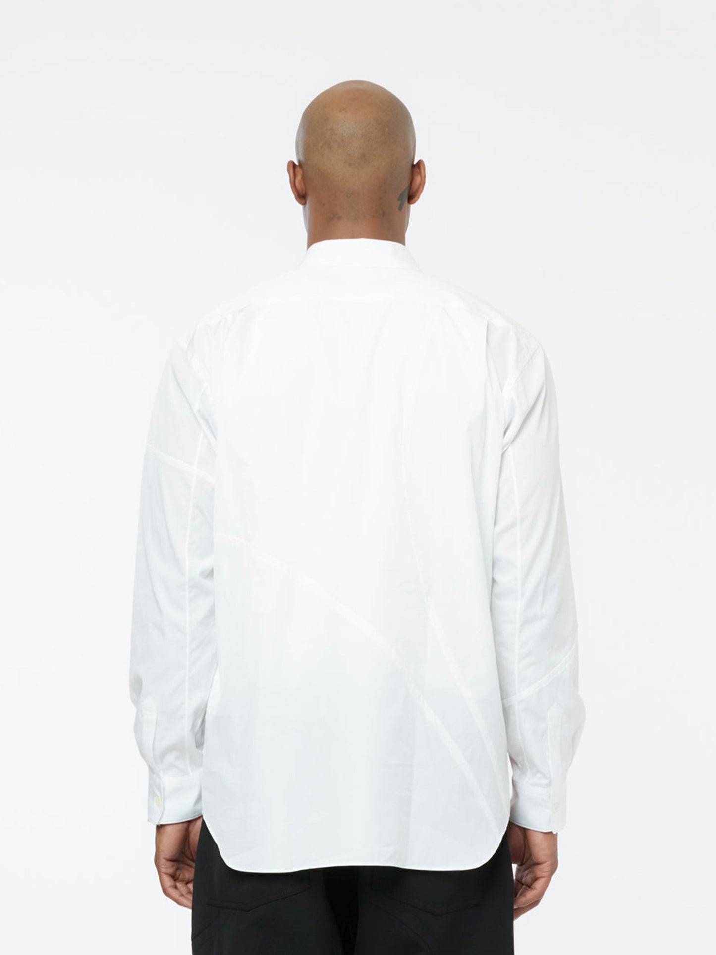 CDG Shirt Button Up Shirt (White/Print)