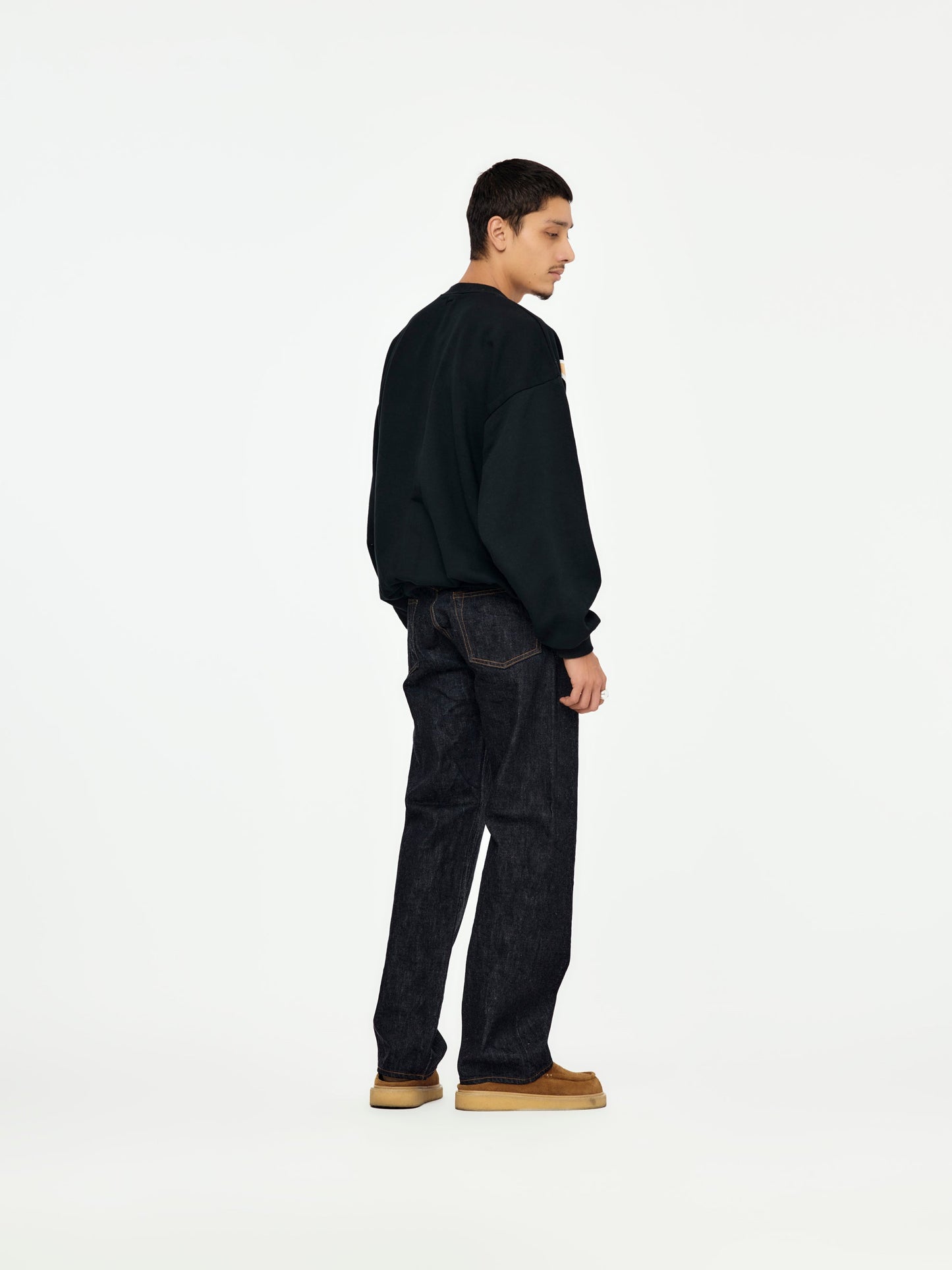 Kapital 30/-SWT Knit BIG SWT (BIG KOUNTRY) - Black