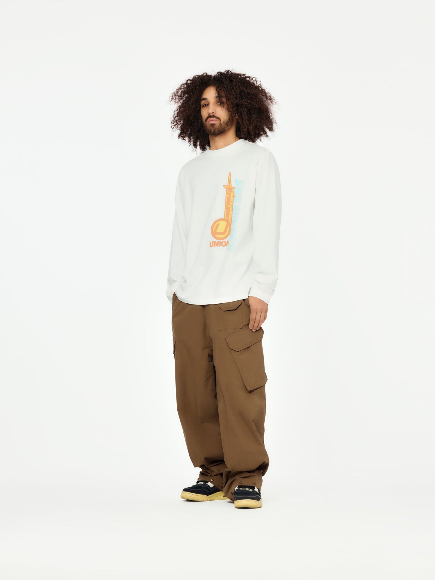Decal L/S Tee (Cream)