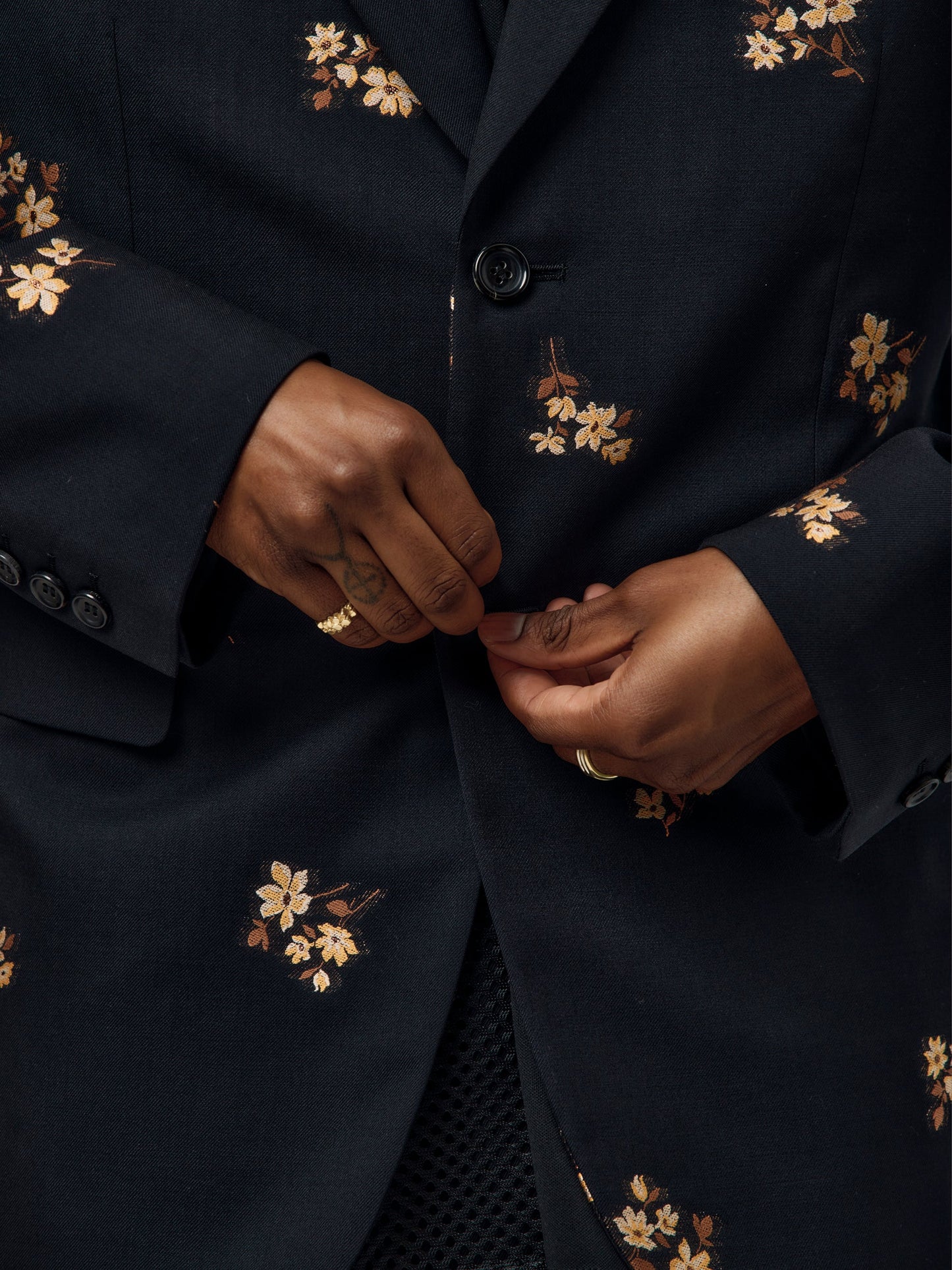 Homme Plus Jacket (Black / Multi)