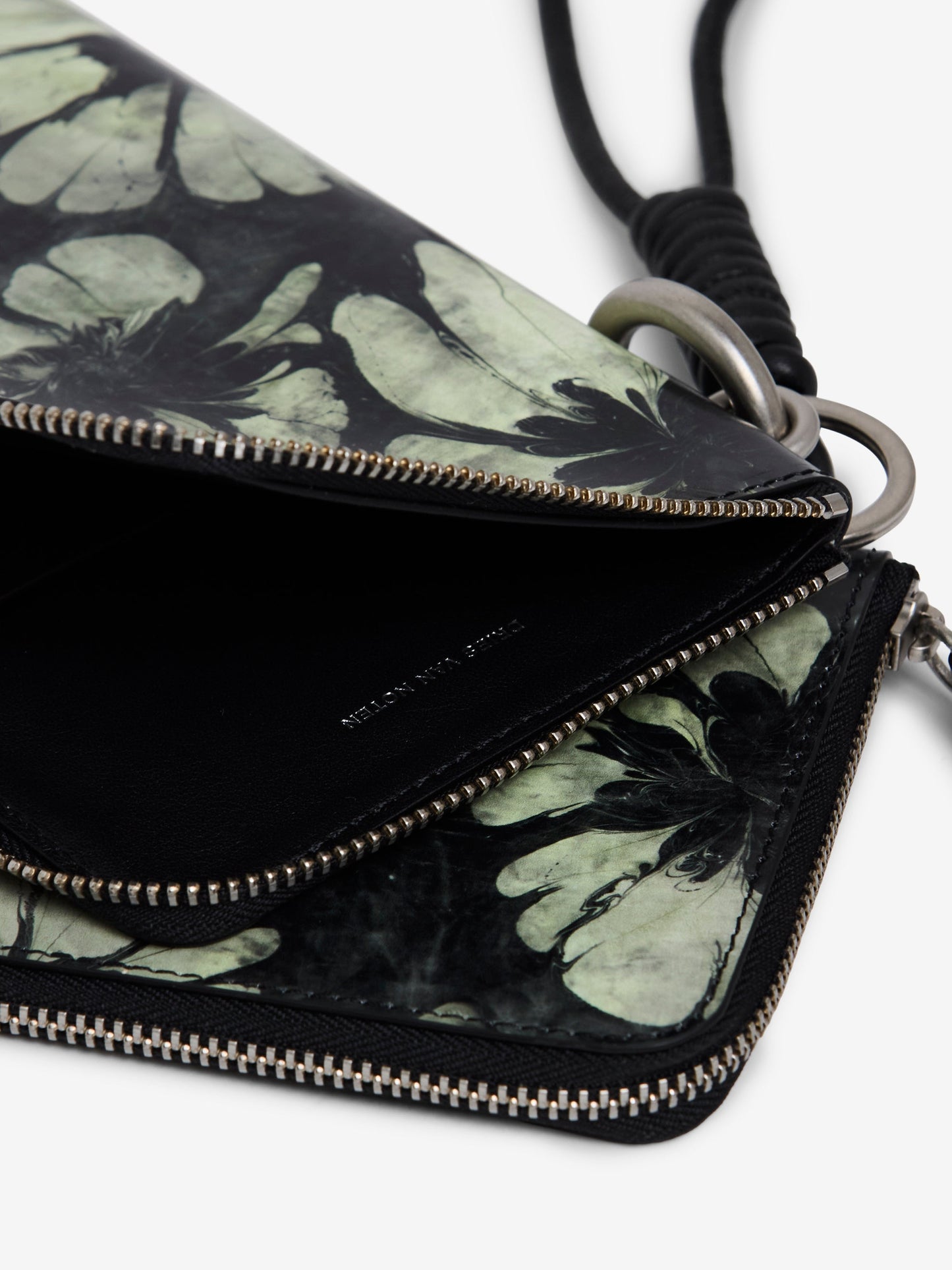 Flower Printed Pouch (Green)