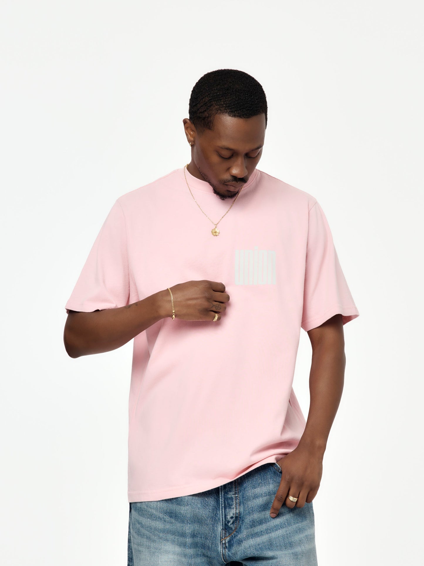 Condensed Tee (Pink Rose)