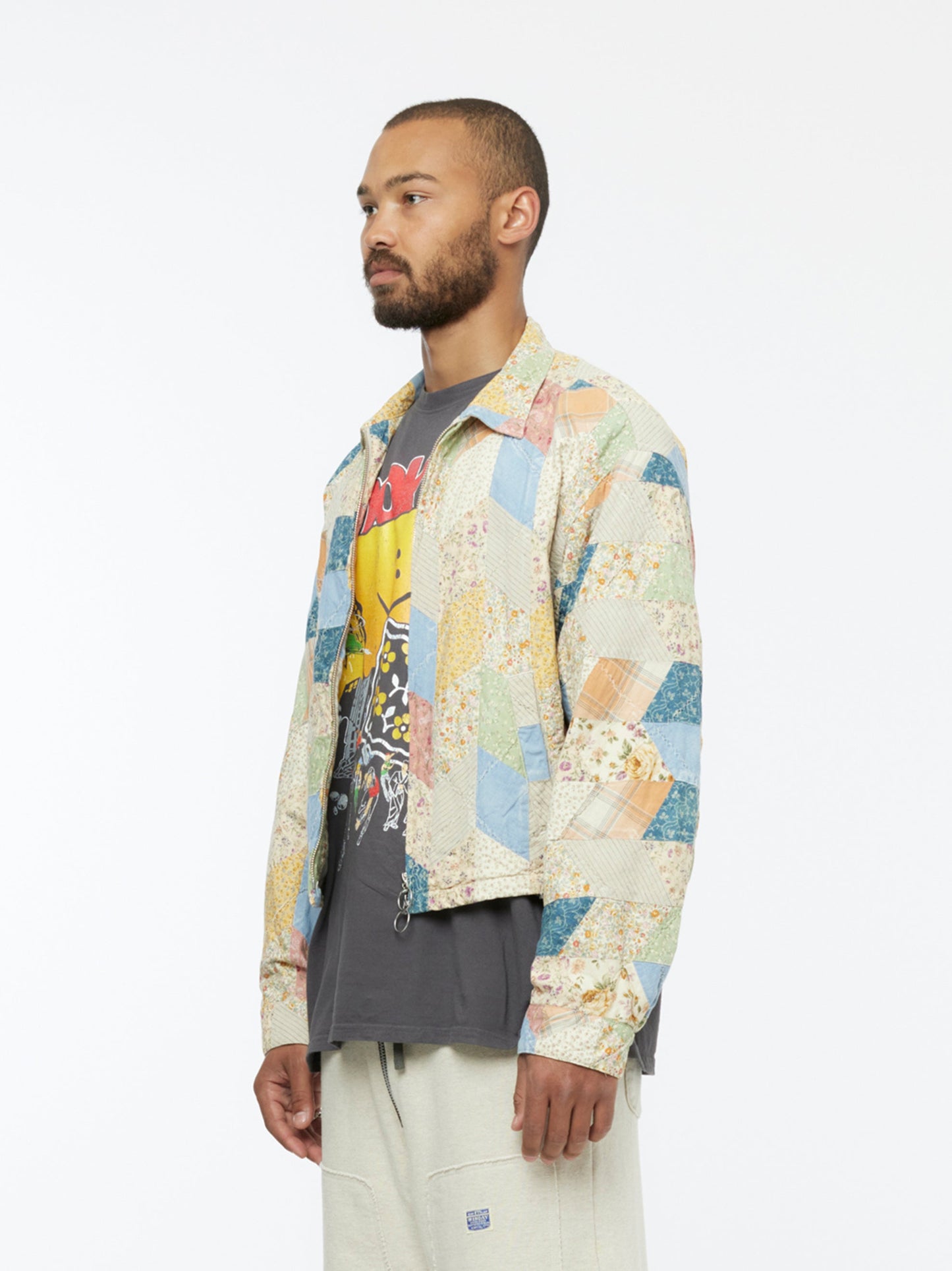 Yabane Quilt Patchwork Drizzler Jacket