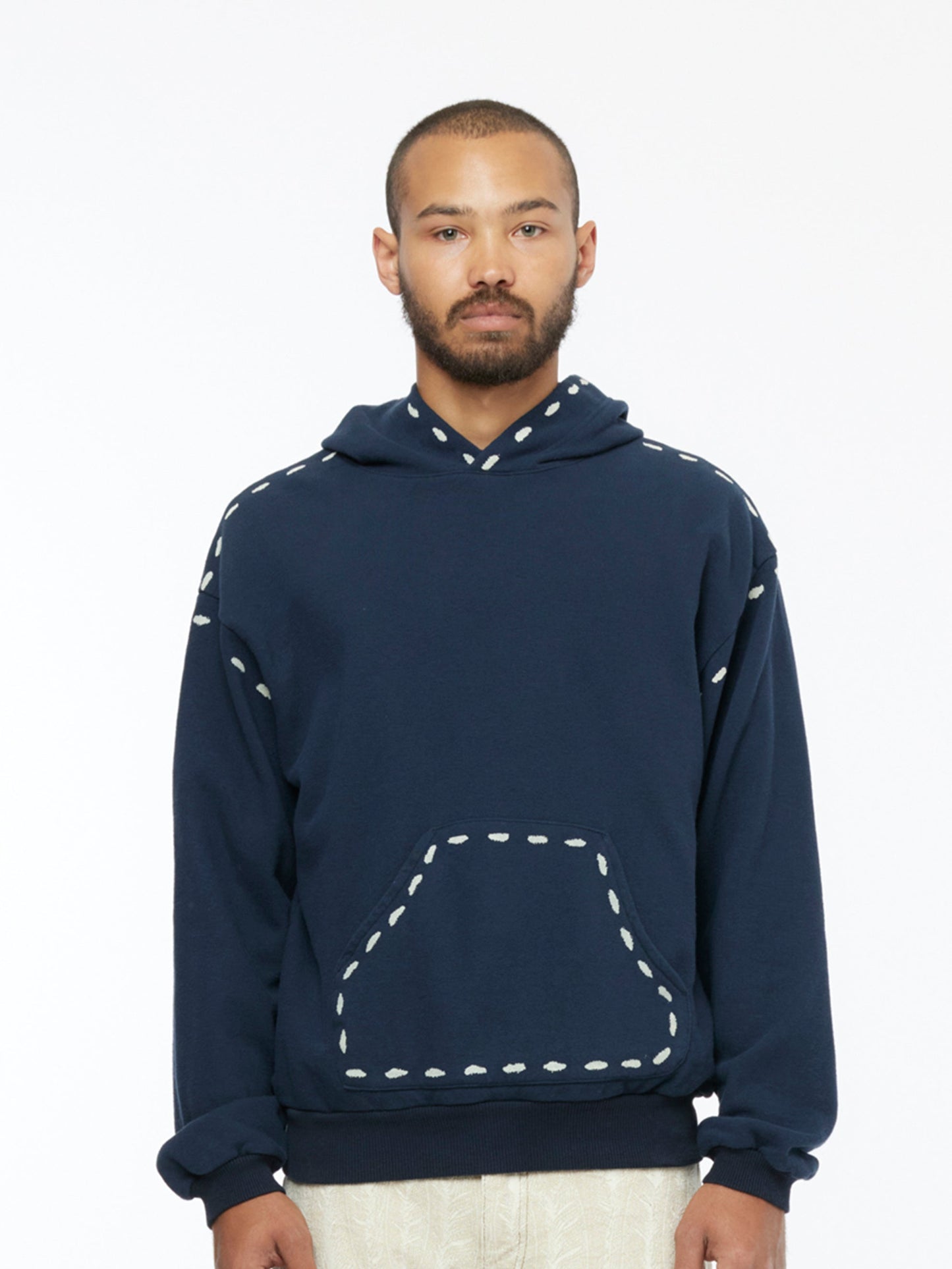 Marionette Knit Hoodie (Navy)