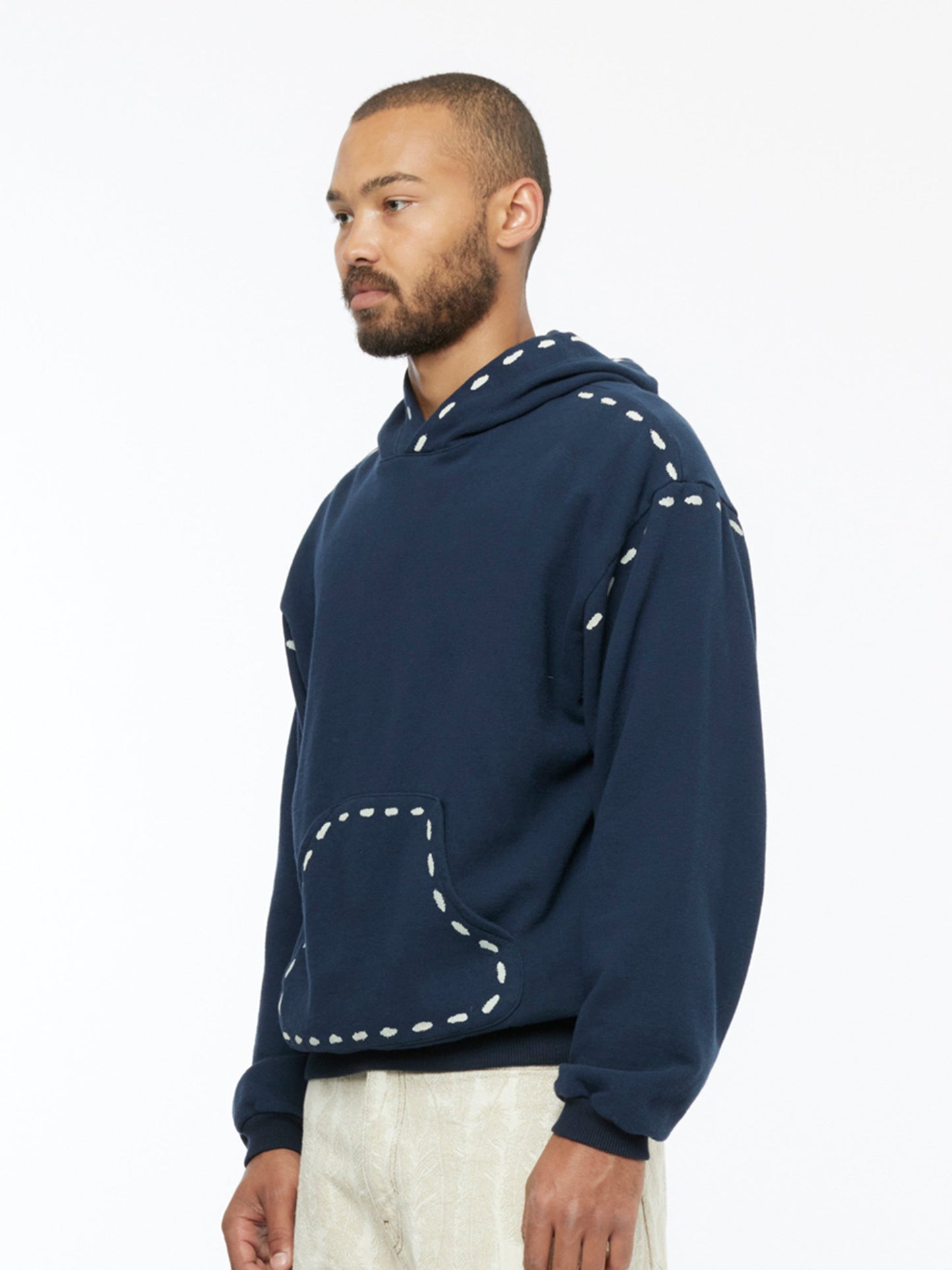 Marionette Knit Hoodie (Navy)
