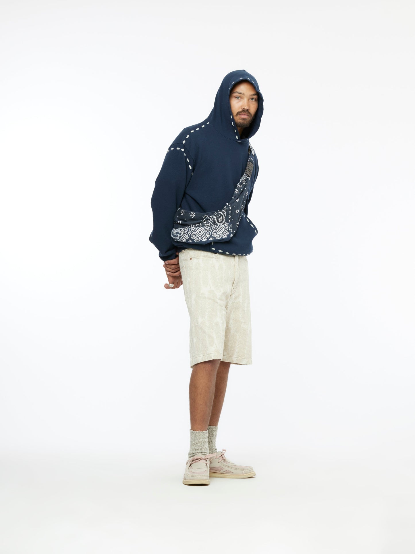 Marionette Knit Hoodie (Navy)