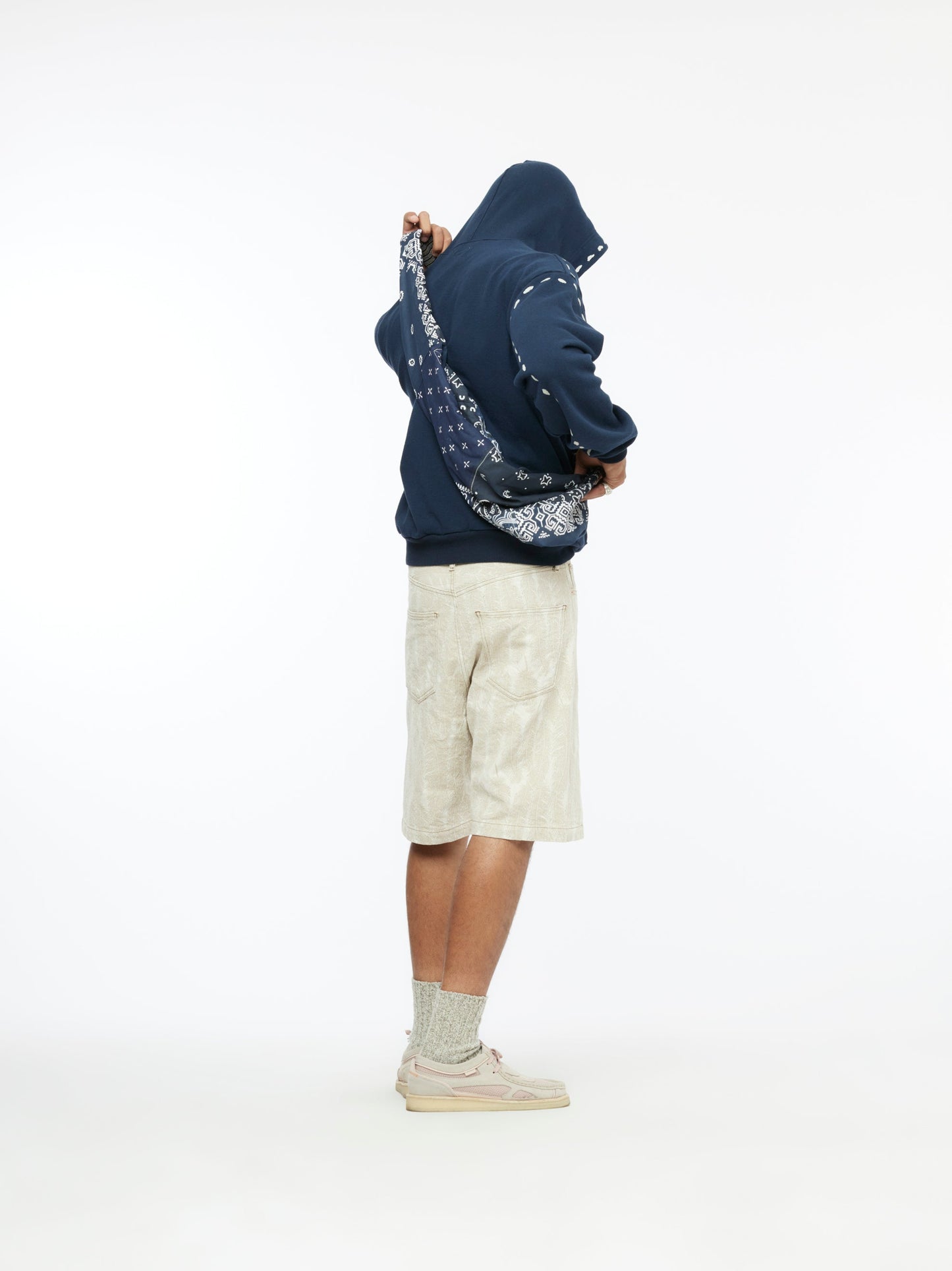 120z Magpie Denim Shorts (Ecru)
