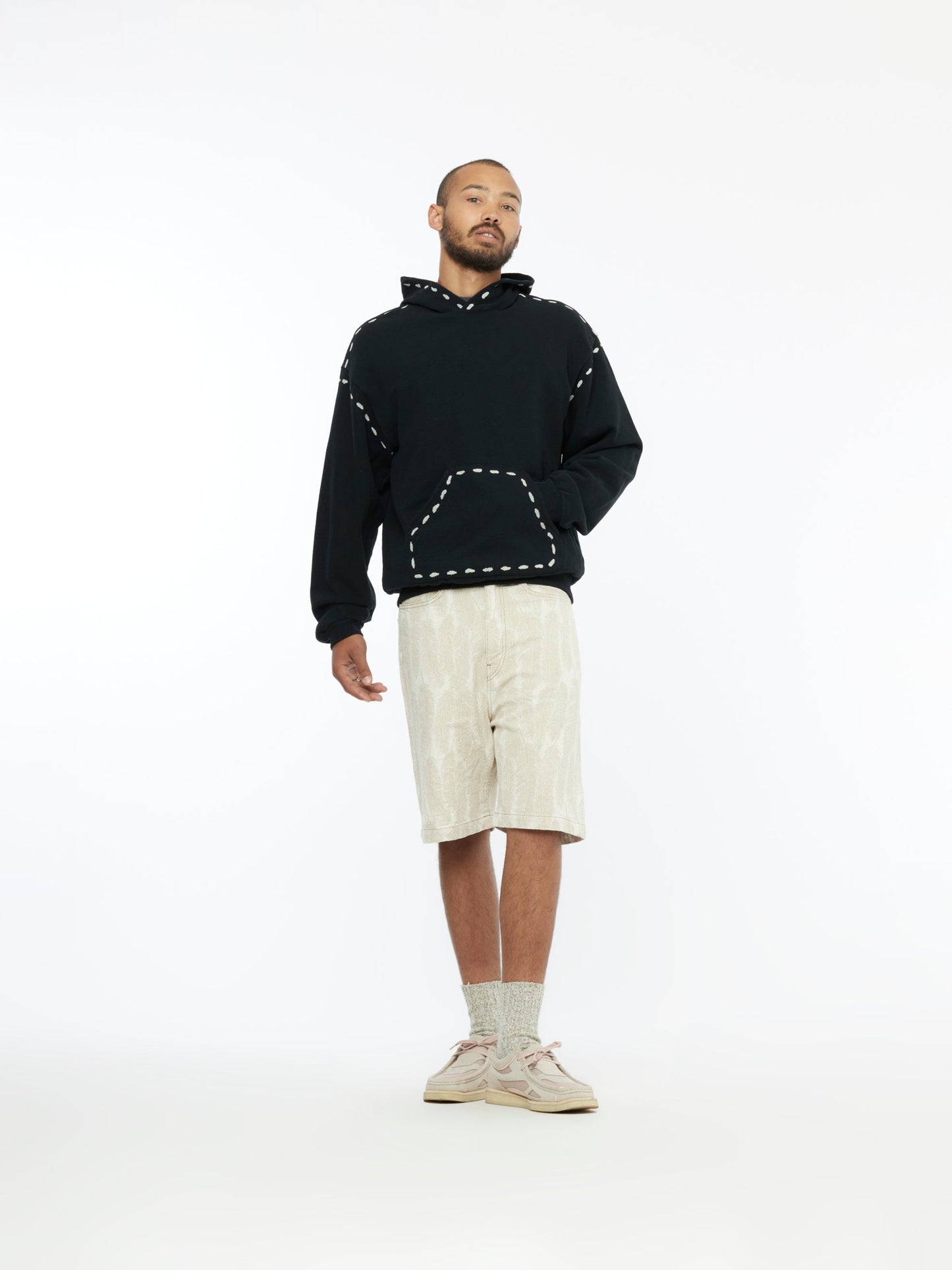 Marionette Knit Hoodie (Black)