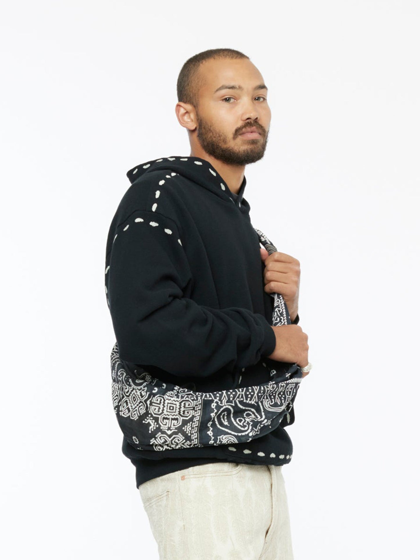 Marionette Knit Hoodie (Black)