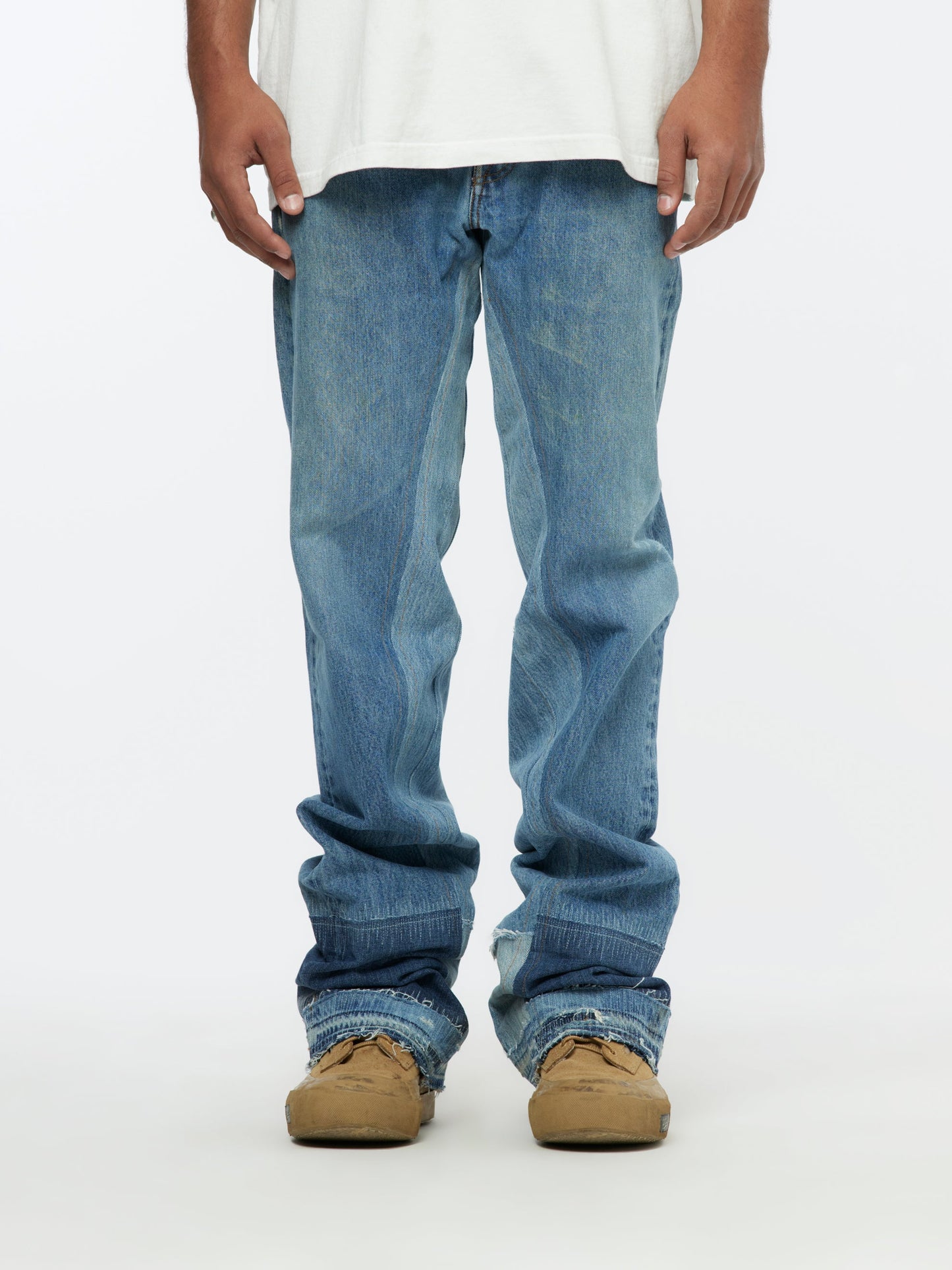 Reconstructed Denim Pant