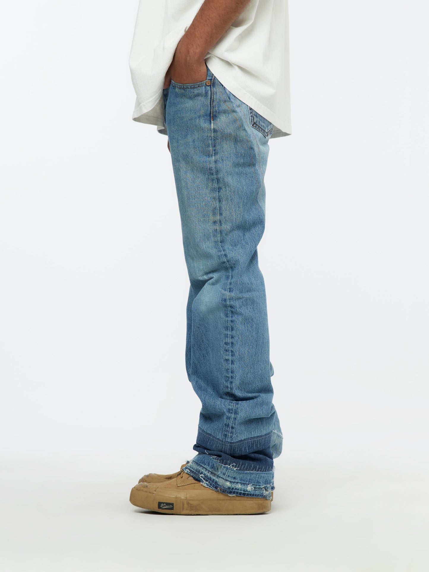 Reconstructed Denim Pant