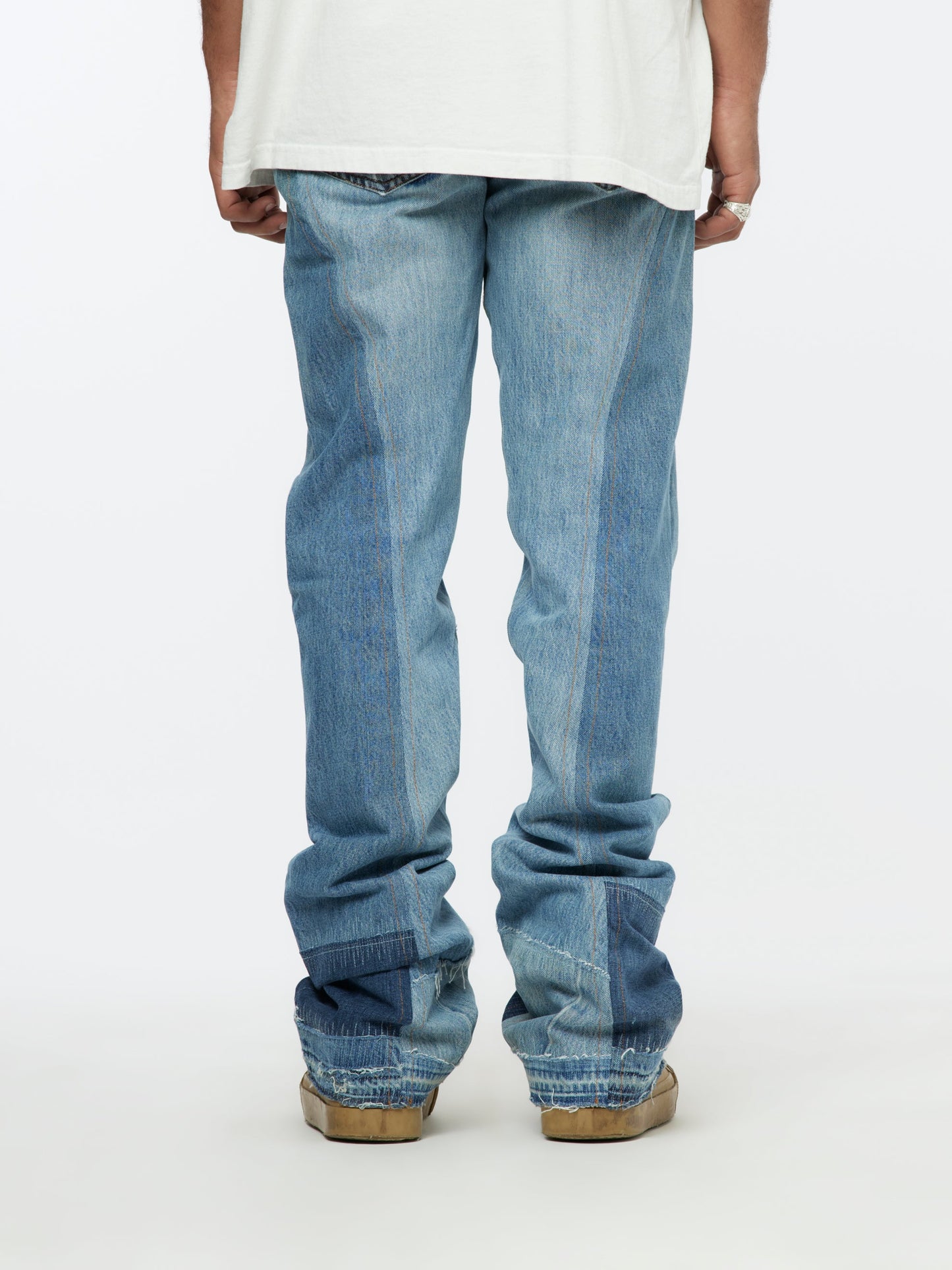 Reconstructed Denim Pant